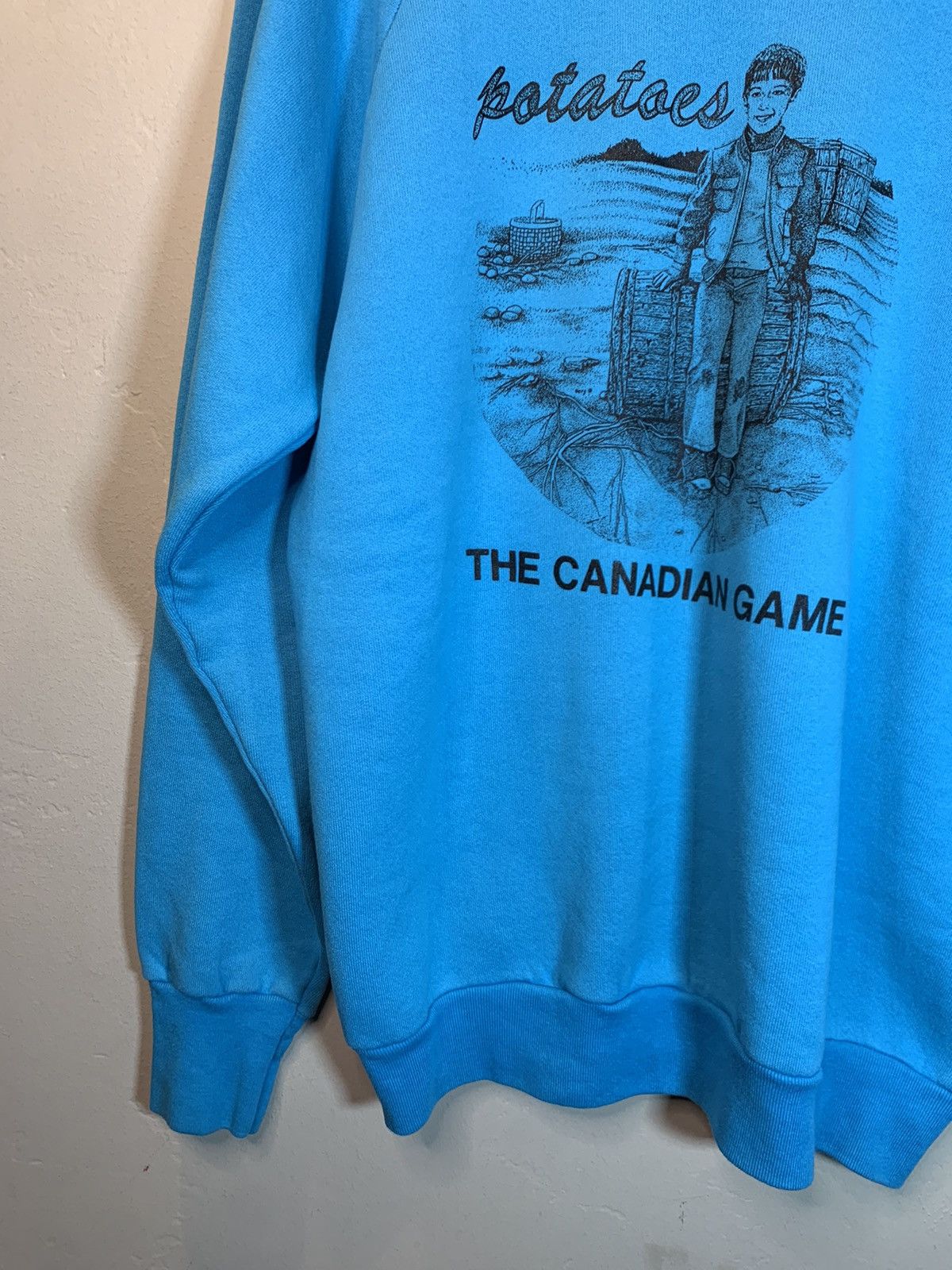 Vintage *RARE* Vintage Potatoes The Canadian Game Art Sweatshirt - L Size US L / EU 52-54 / 3 - 5 Thumbnail