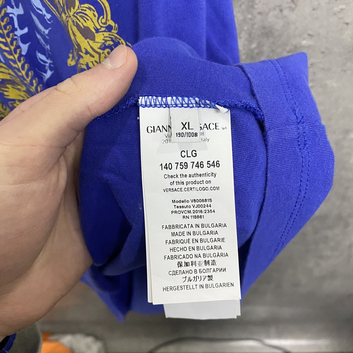 Versace Versace Collection T-Shirt Big Logo Size US XL / EU 56 / 4 - 6 Thumbnail