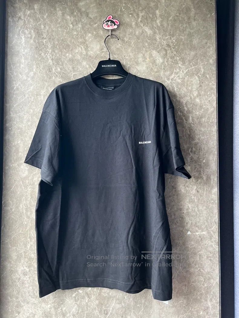 Balenciaga Classic Small Logo Short Sleeve T-Shirt Size L