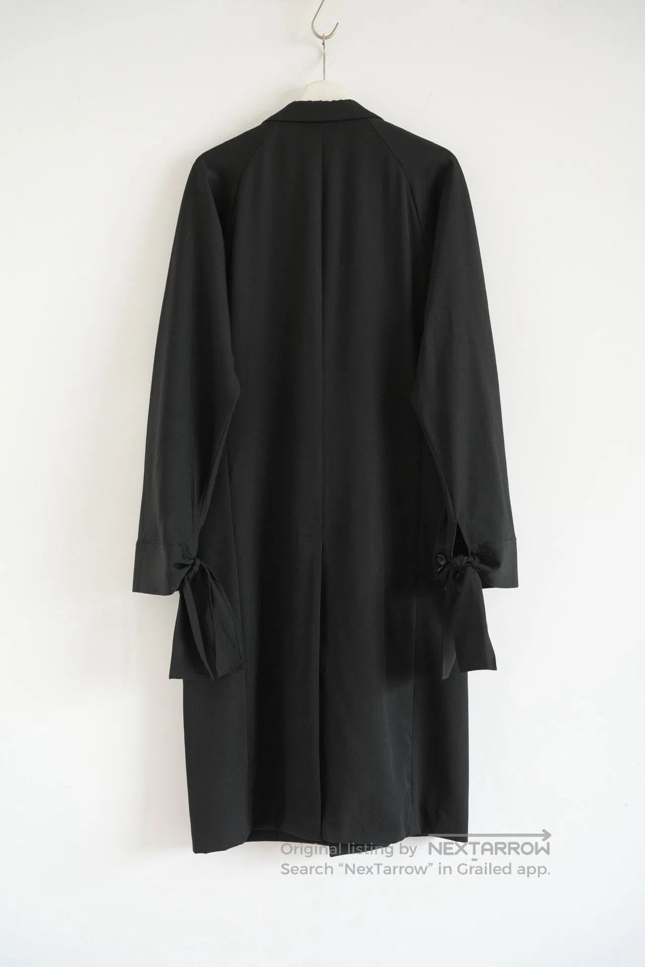 Yohji Yamamoto Yohji Yamamoto 24SS Strapped Sleeve Wool Coat. Size US M / EU 48-50 / 2 - 2 Thumbnail