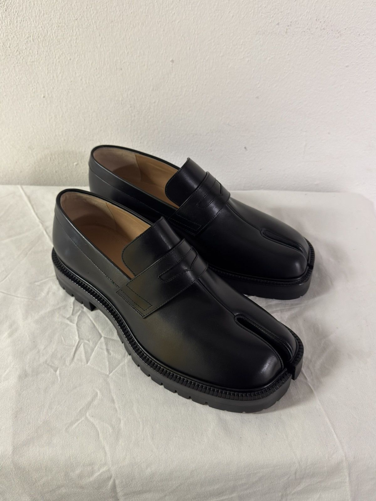 Maison Margiela Maison Margiela Tabi Platform Loafers - Black 45 Size US 12 / EU 45 - 3 Thumbnail