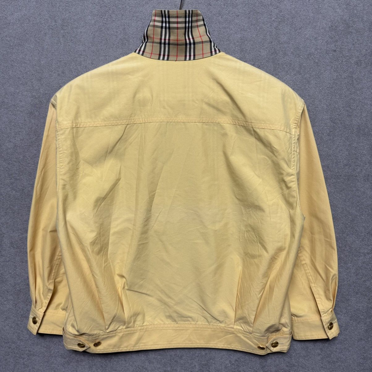 Burberry × Vintage Burberry Embroidered Logo Nova Check Harrington Style Jacket Size M / US 6-8 / IT 42-44 - 4 Thumbnail