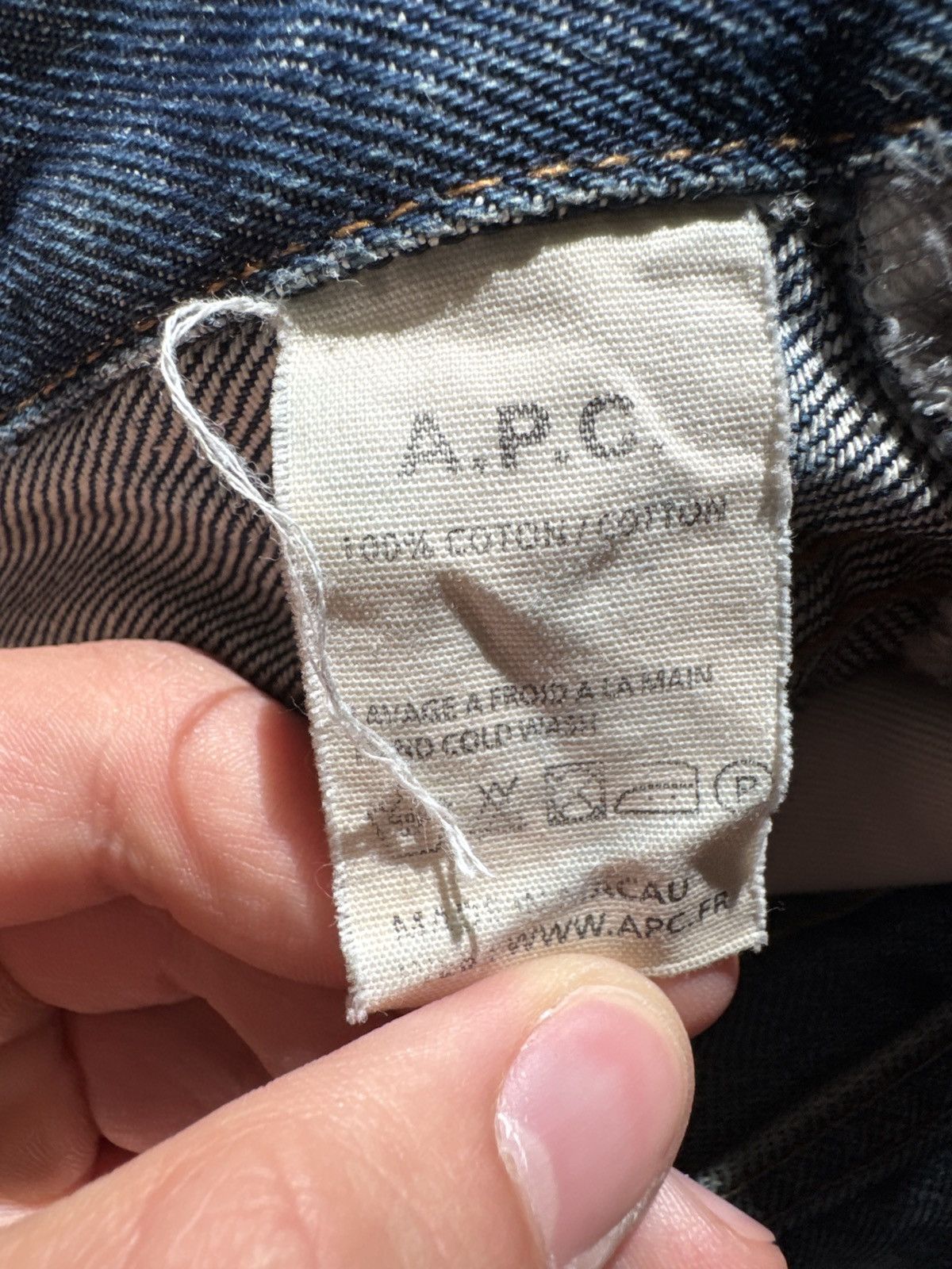 A.P.C. × Japanese Brand × Vintage A.P.C petit standard jean. slim fit selvedge jeans Size US 28 / EU 44 - 10 Thumbnail