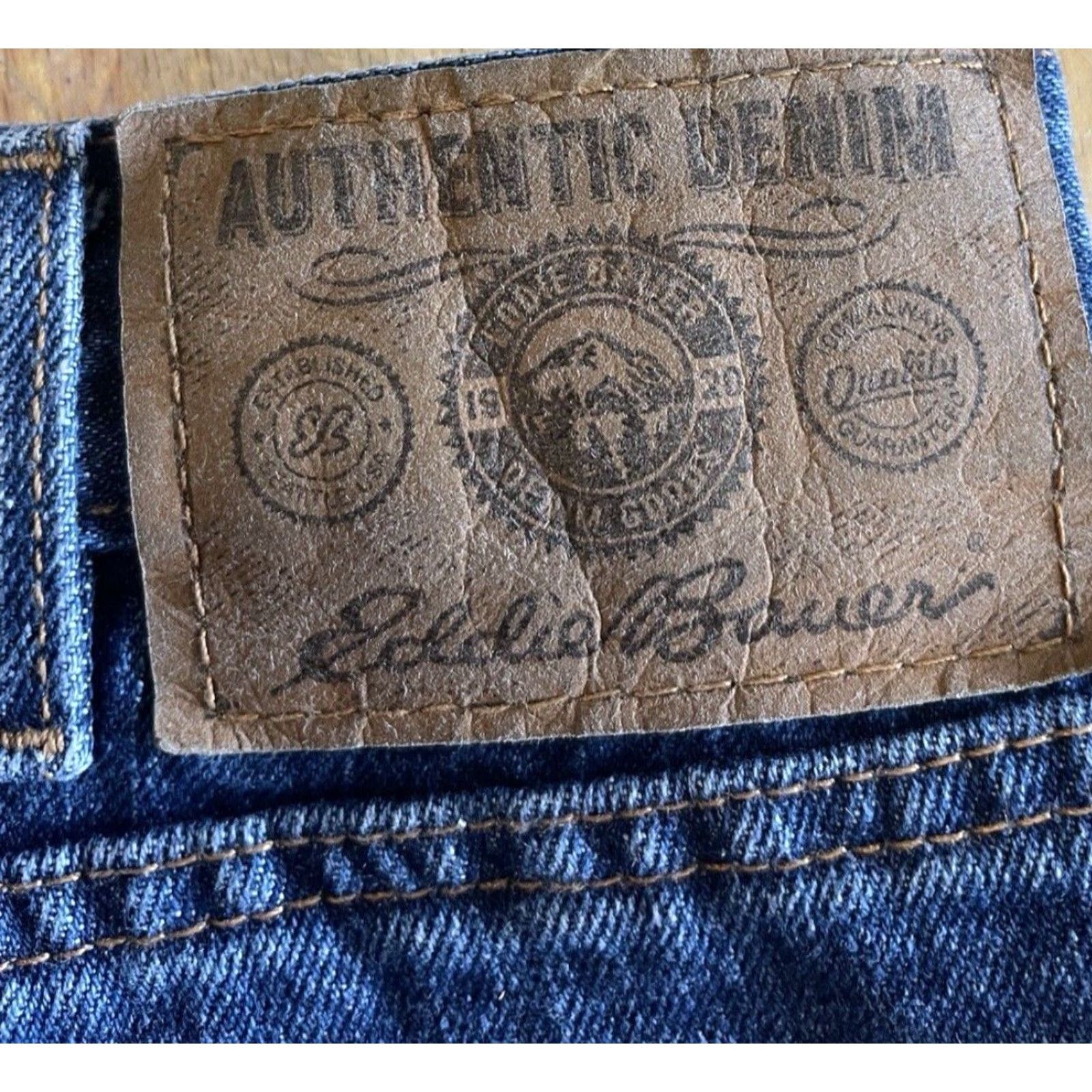 Eddie Bauer Eddie Bauer Jeans Men's 38x30 Relaxed Straight Leg Denim Blue Regular 5-Pocket Classic Fit Vintage: No Size US 38 / EU 54 - 6 Thumbnail