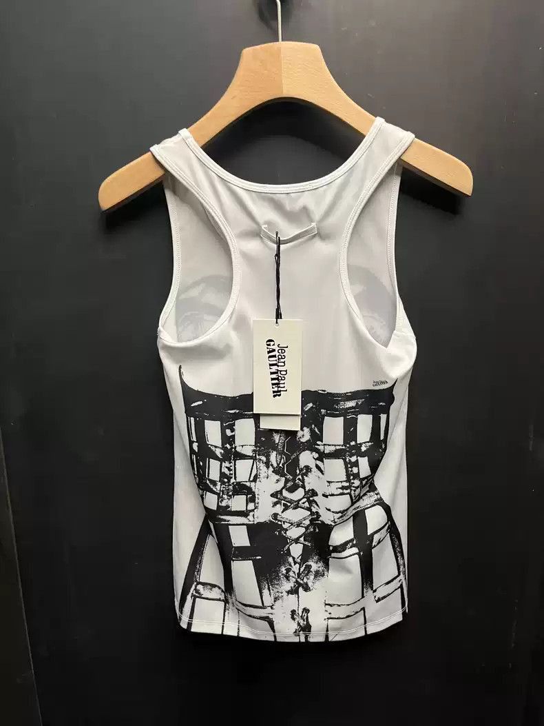 Jean Paul Gaultier Jean Paul Gaultier Printed vest- Size US XS / EU 42 / 0 - 2 Thumbnail