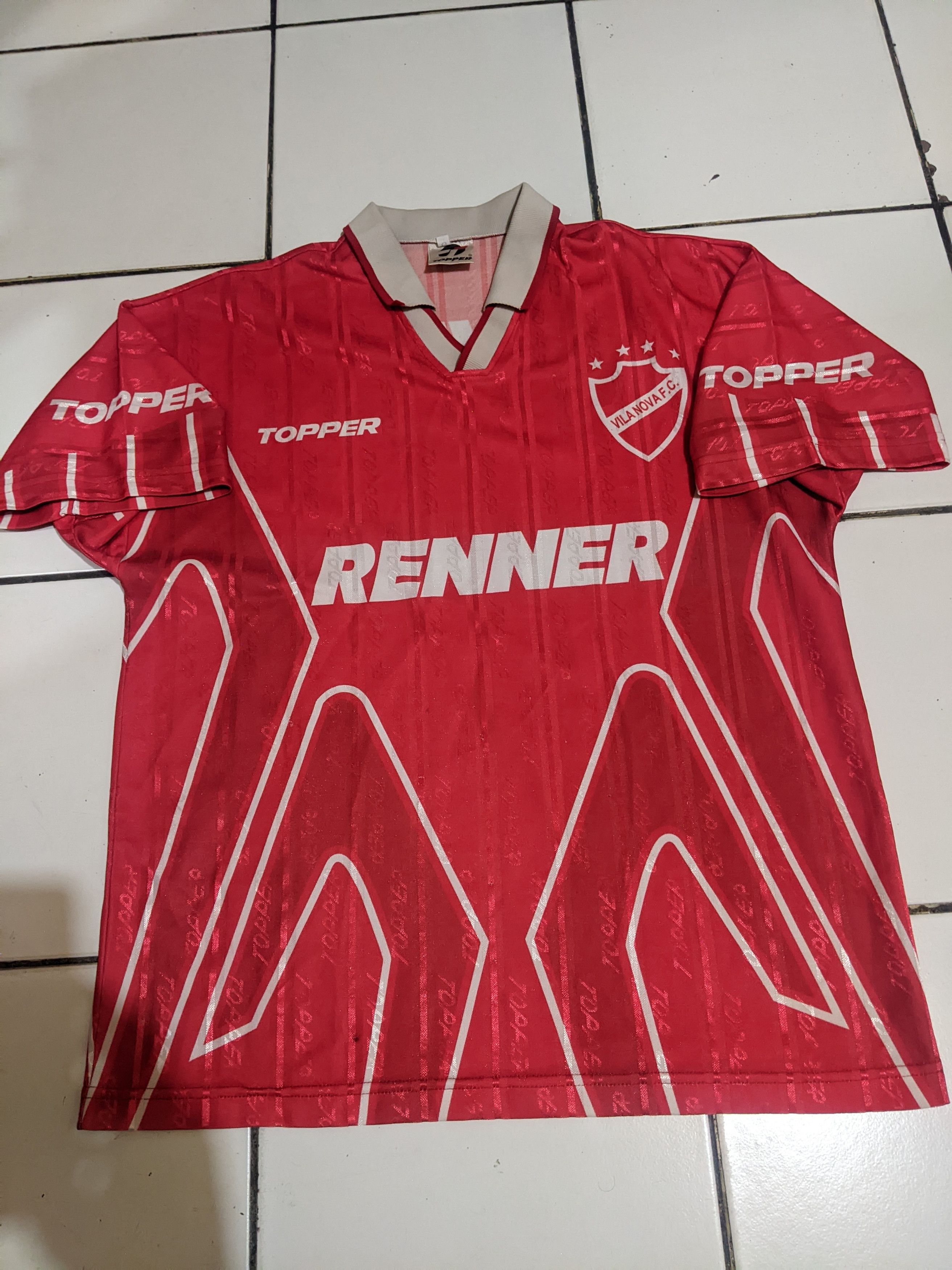 Vintage Vila Nova 1997 home Jersey football shirt Size US L / EU 52-54 / 3 - 1 Thumbnail