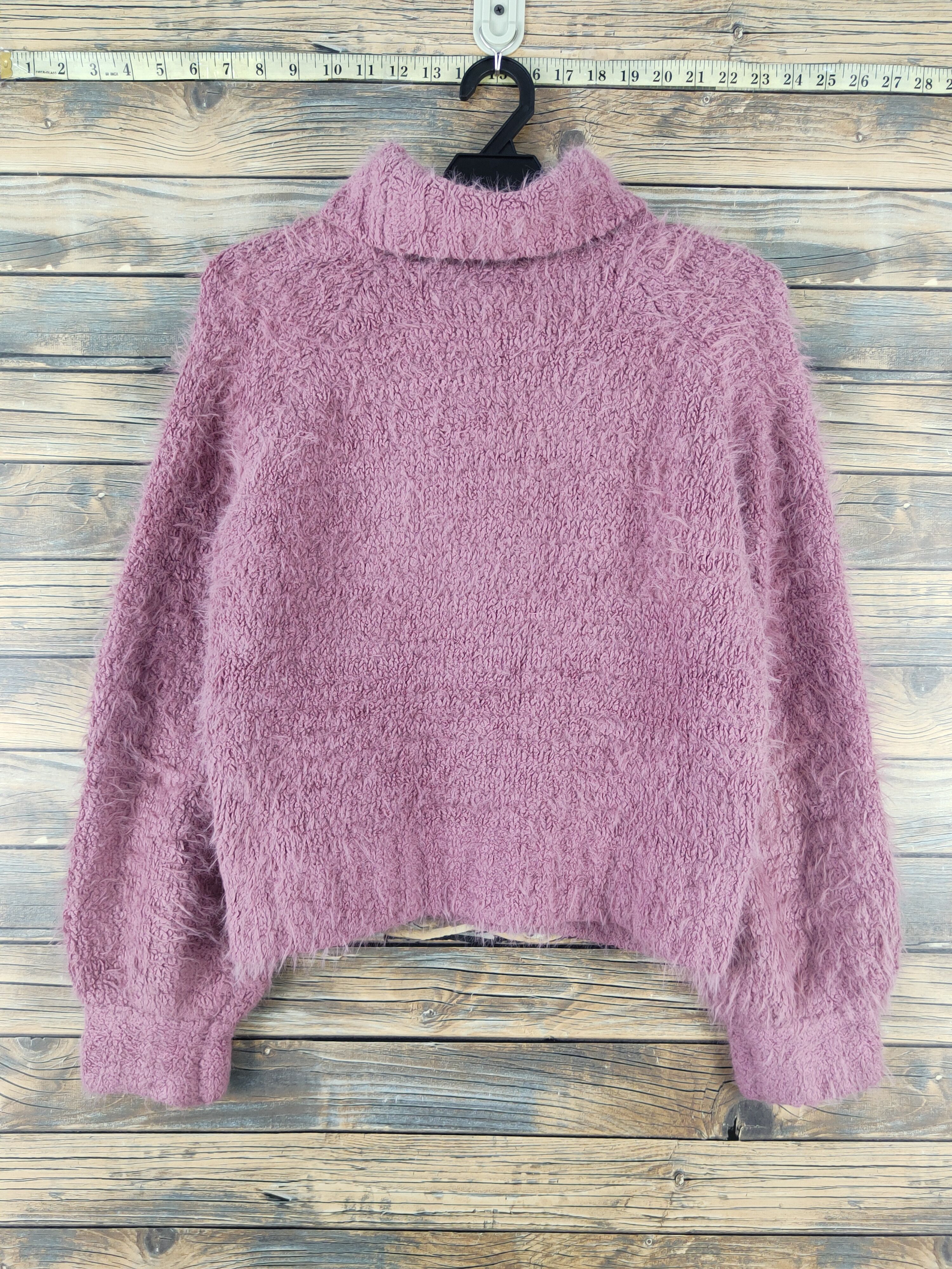 Vintage Urbanity Purple Shag Shaggy Fur Mohair Knitwear #W2127 Size M / US 6-8 / IT 42-44 - 7 Thumbnail