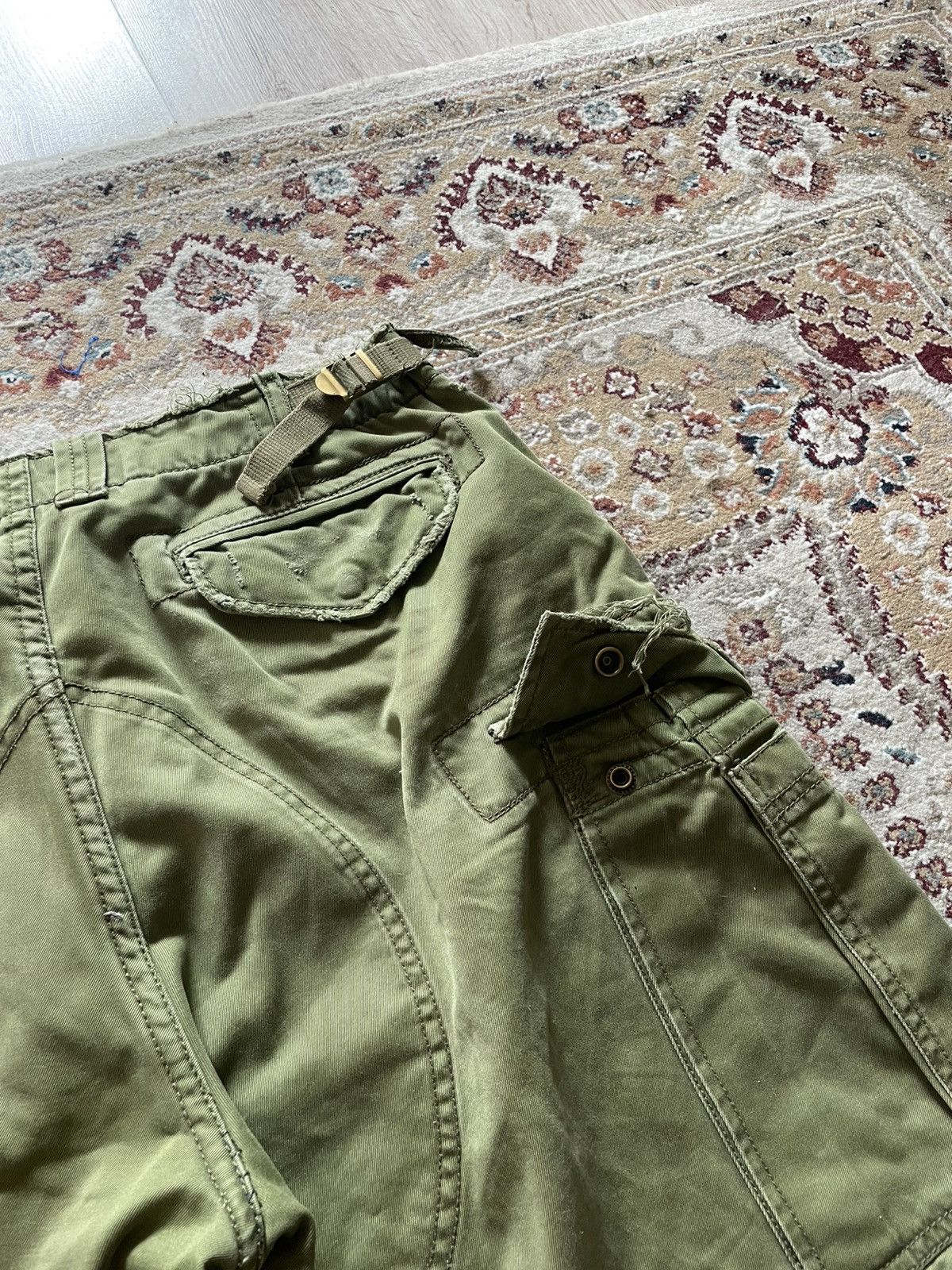 Polo Ralph Lauren Type-1 Polo Ralph Lauren Military Cargo Shorts USA Distresed Size US 32 / EU 48 - 12 Thumbnail