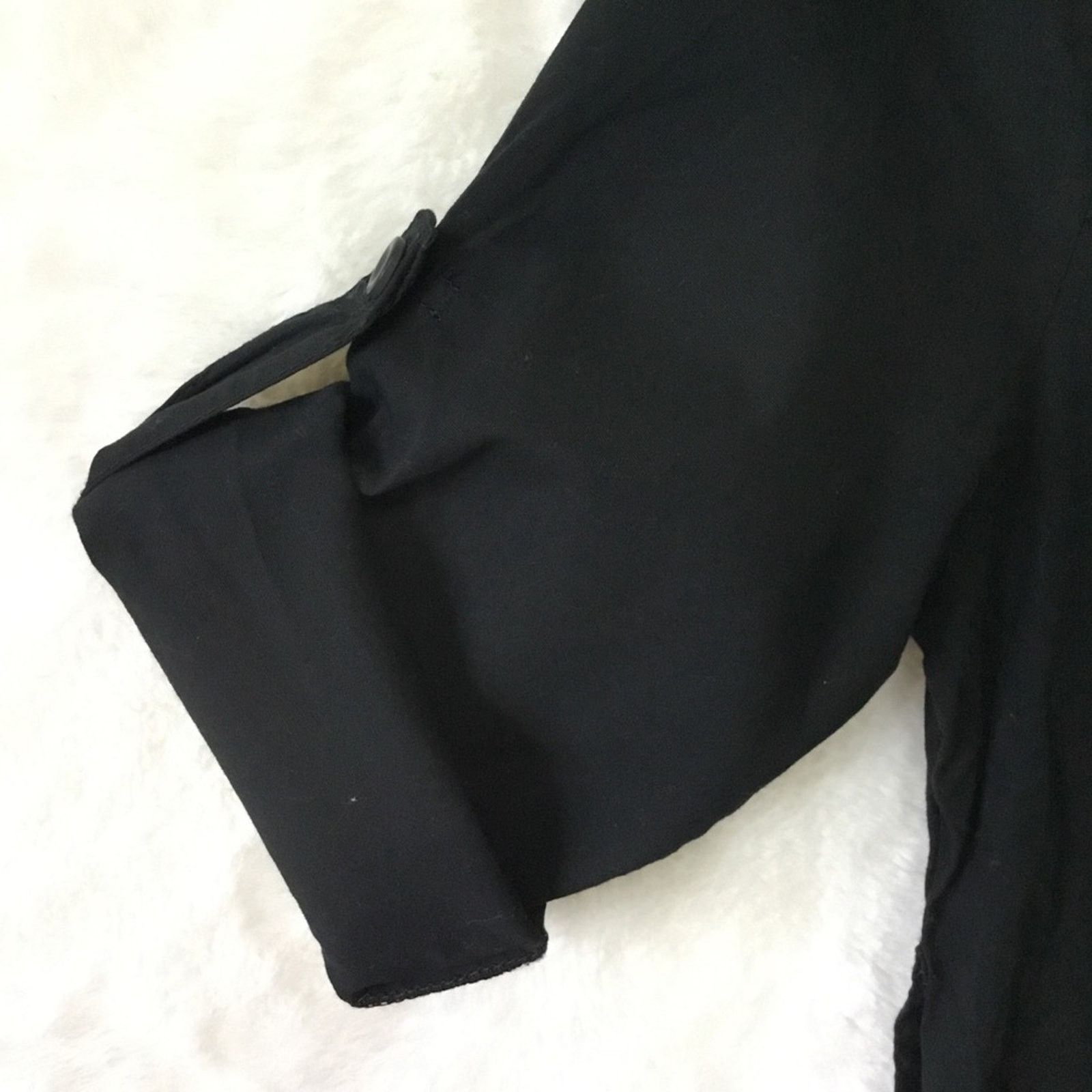 Other Fishbowl Black Ruffled Dress Size S / US 4 / IT 40 - 4 Thumbnail