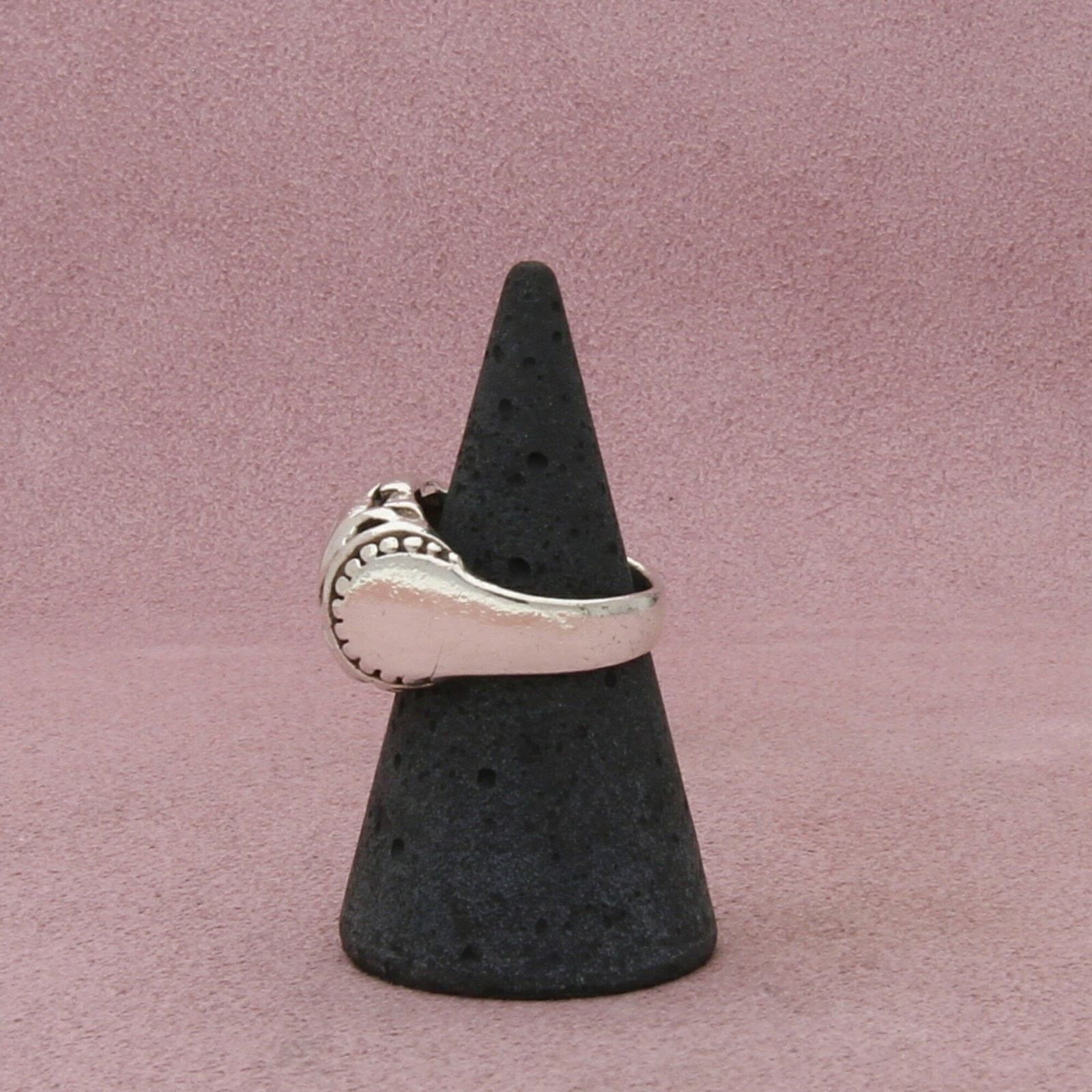 Sterling Silver sterling silver vintage chunky scroll dome ring size 6.5 Size ONE SIZE - 2 Thumbnail