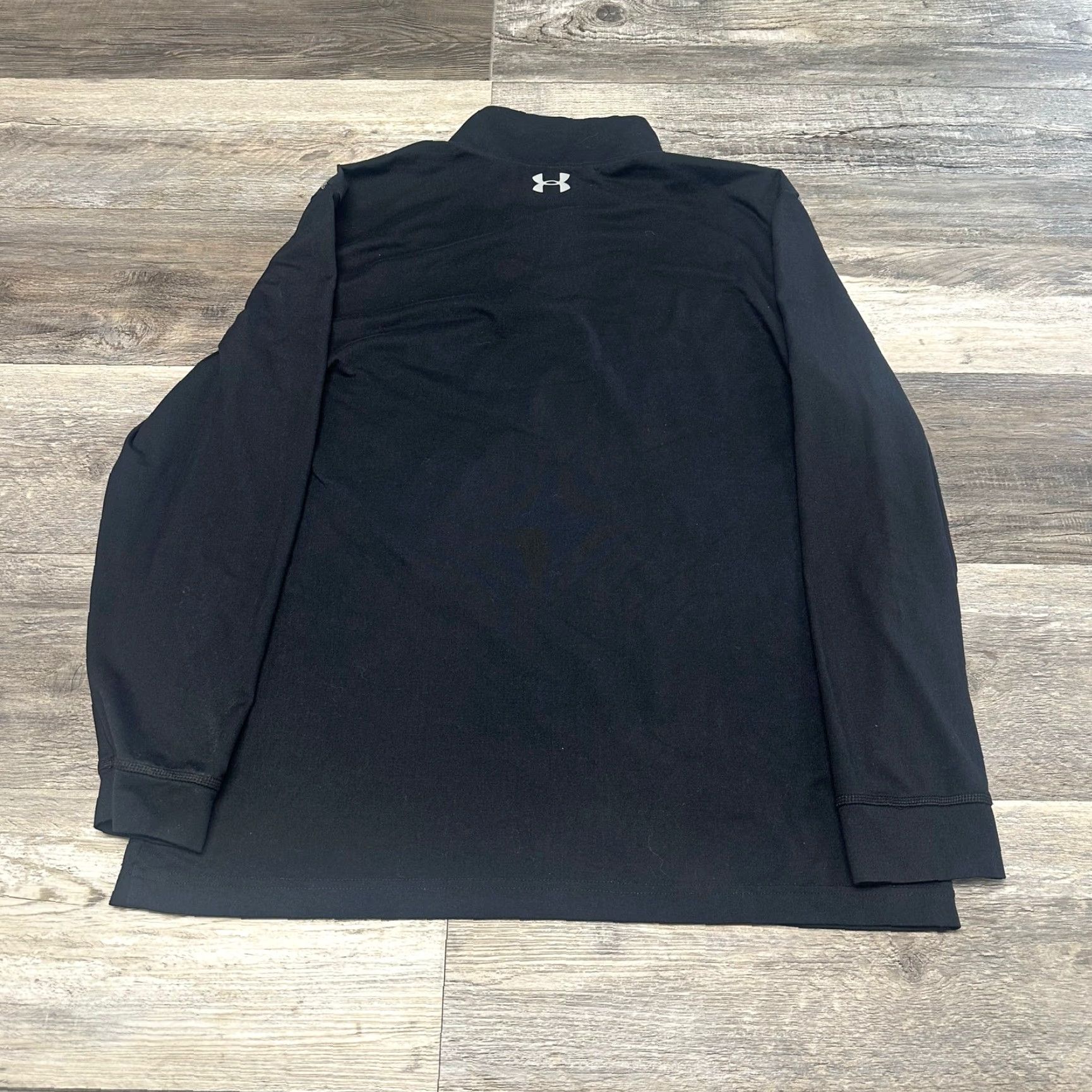 Under Armour Under Armour Shirt Mens M Loose 1/4 Zip Coldgear Infrared Black Performance EUC Size US M / EU 48-50 / 2 - 3 Thumbnail