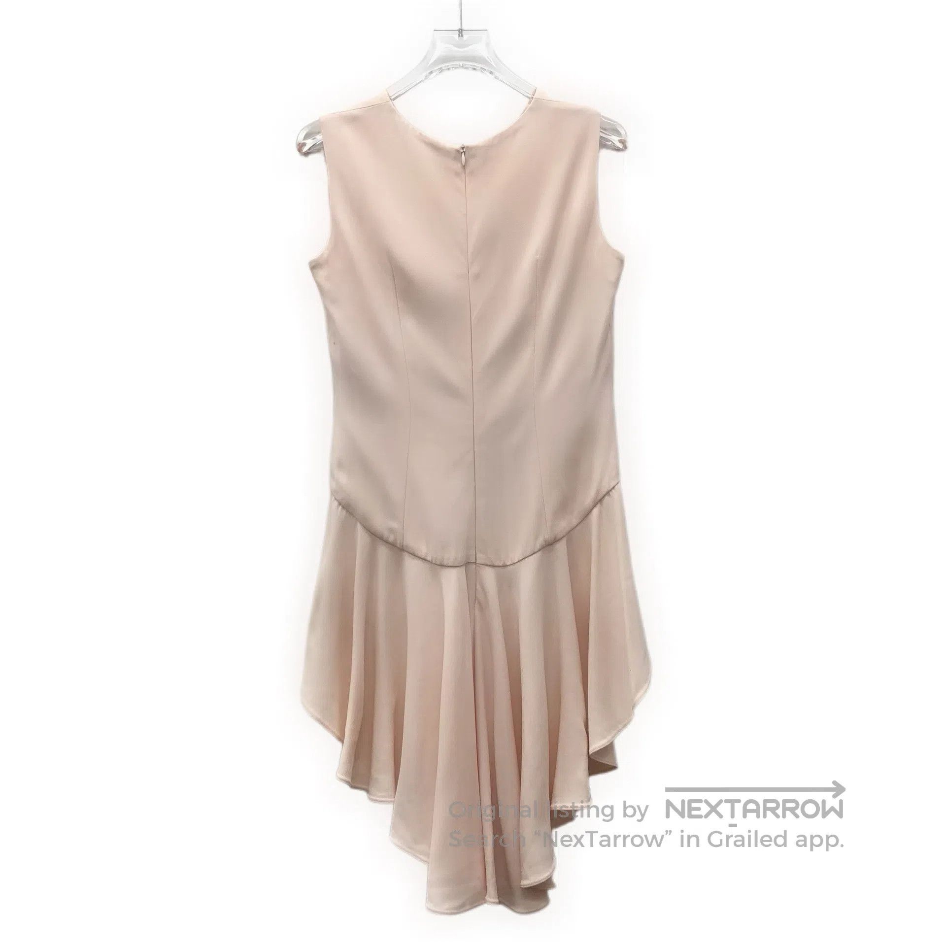 Alexander McQueen ALEXANDER MCQUEEN Light Pink Round Neck Sleeveless Irregul Size XS / US 0-2 / IT 36-38 - 2 Thumbnail