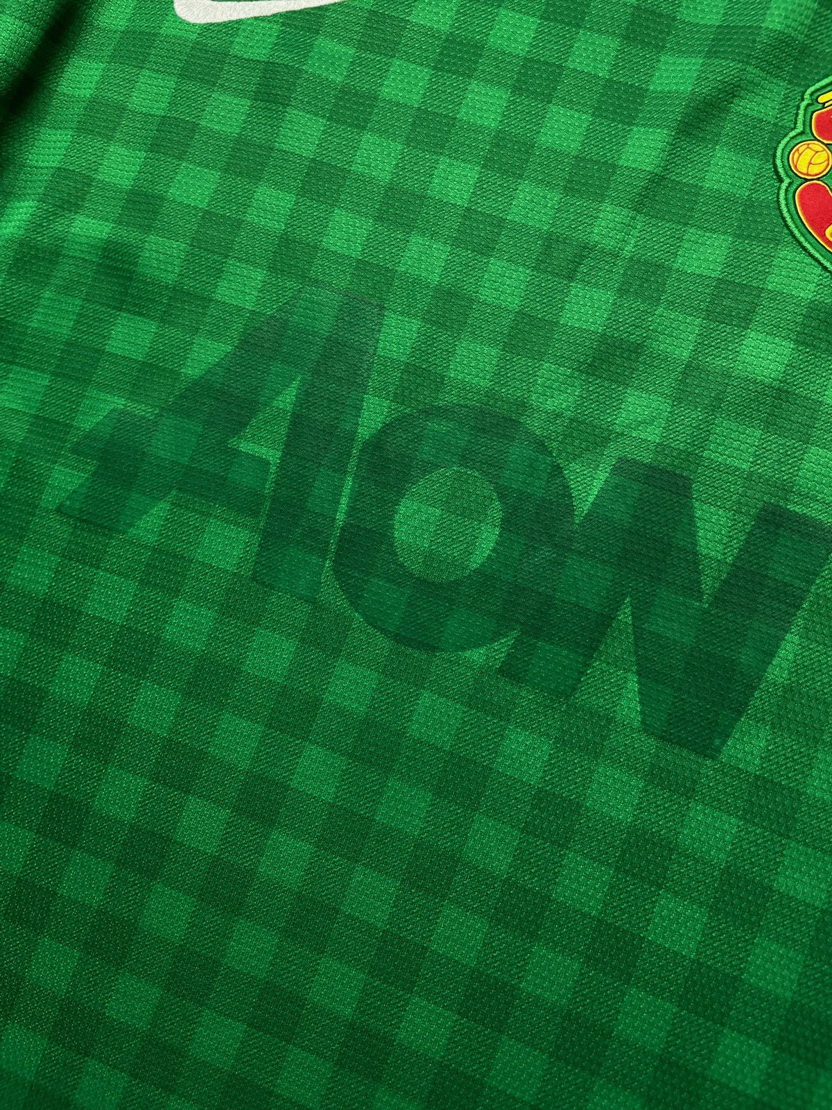 Nike Vintage Nike Manchester United Goalkeeper jersey green rare Size US XL / EU 56 / 4 - 3 Thumbnail