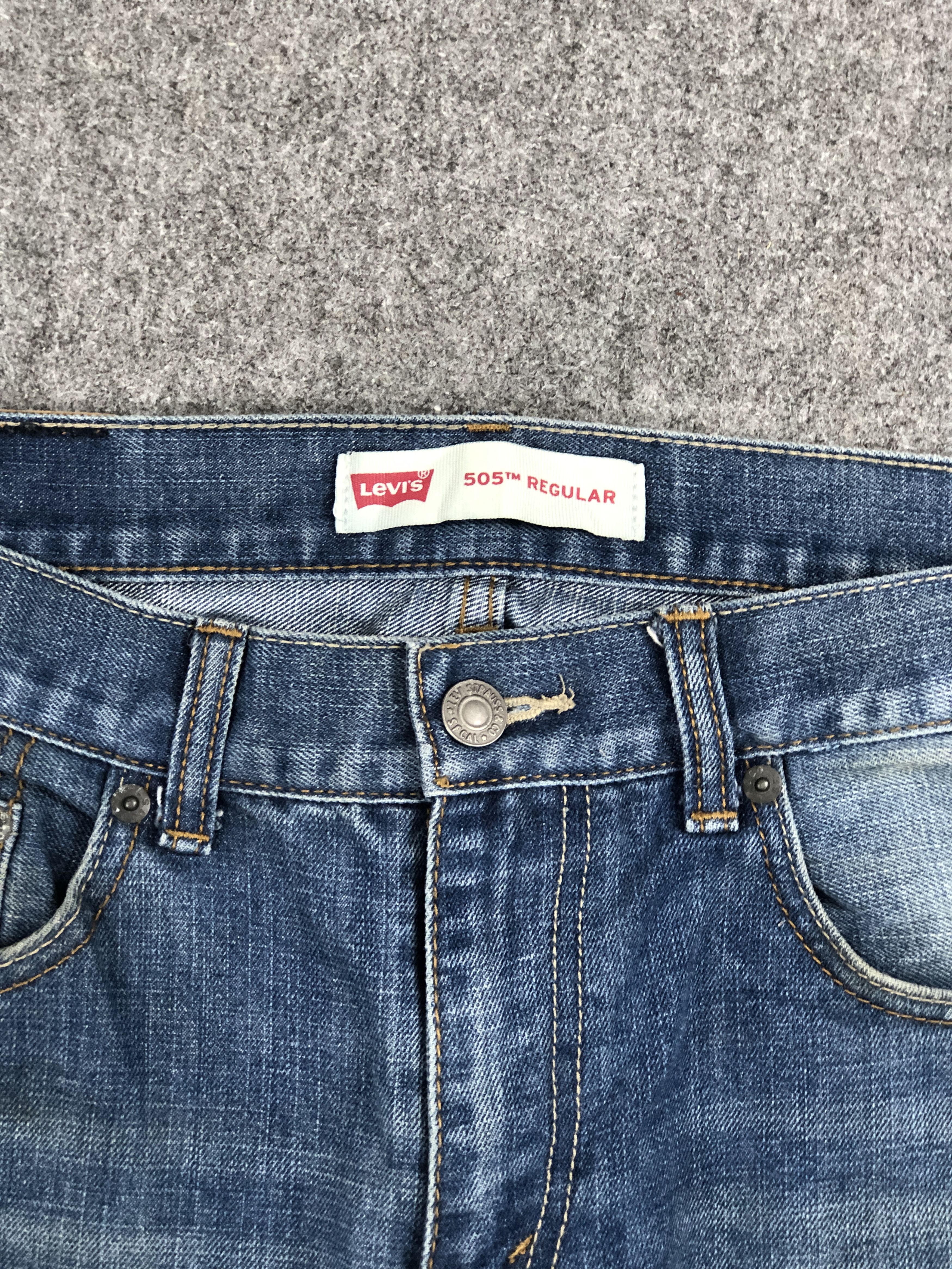 Levi's Vintage Levis 505 Dirty Stone Wash Jeans DP2286 Size US 29 - 7 Thumbnail