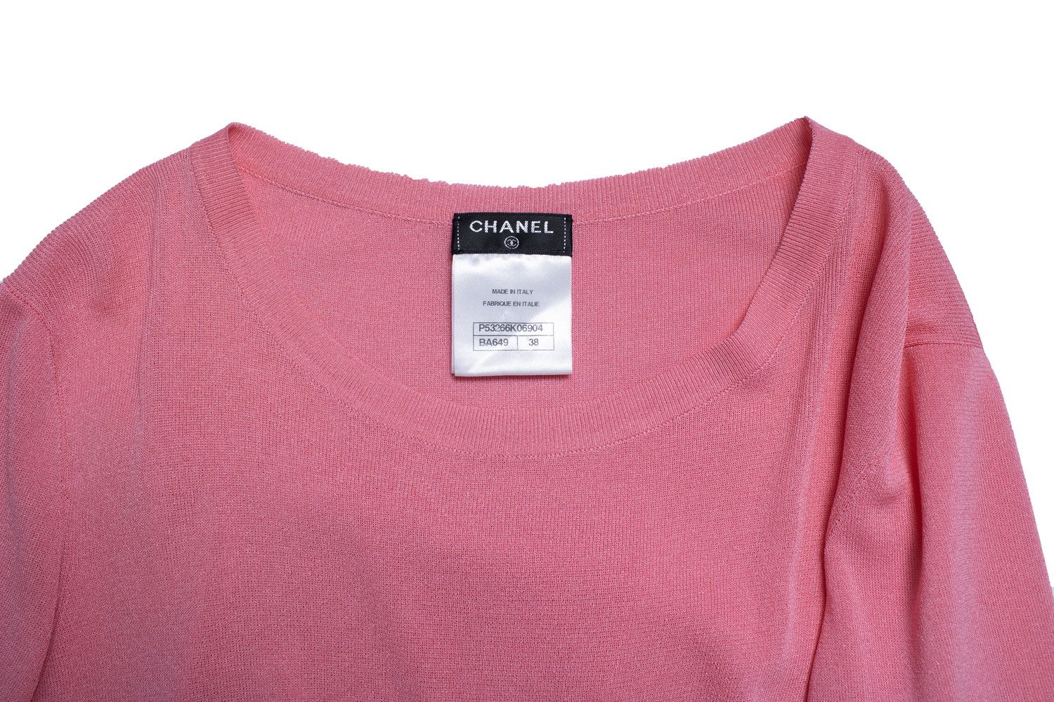 Chanel Chanel, knitted barbie pink asymmetric top Size S / US 4 / IT 40 - 6 Thumbnail