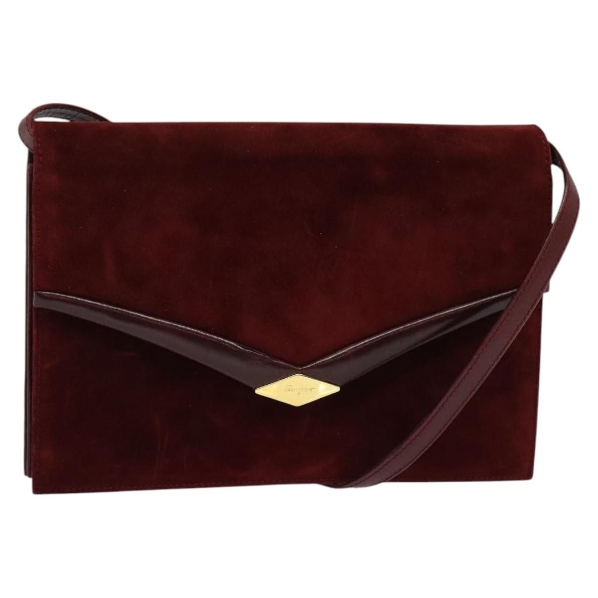 Salvatore Ferragamo Salvatore Ferragamo Flap Shoulder Bag Suede Size ONE SIZE - 1 Thumbnail