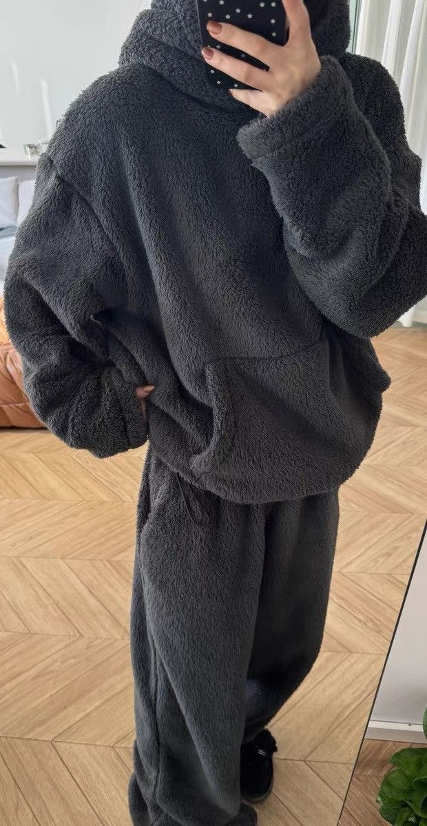 Japanese Brand × Vintage Outdoor retro punk fluffy fleece baggy pants Size US 28 / EU 44 - 8 Thumbnail