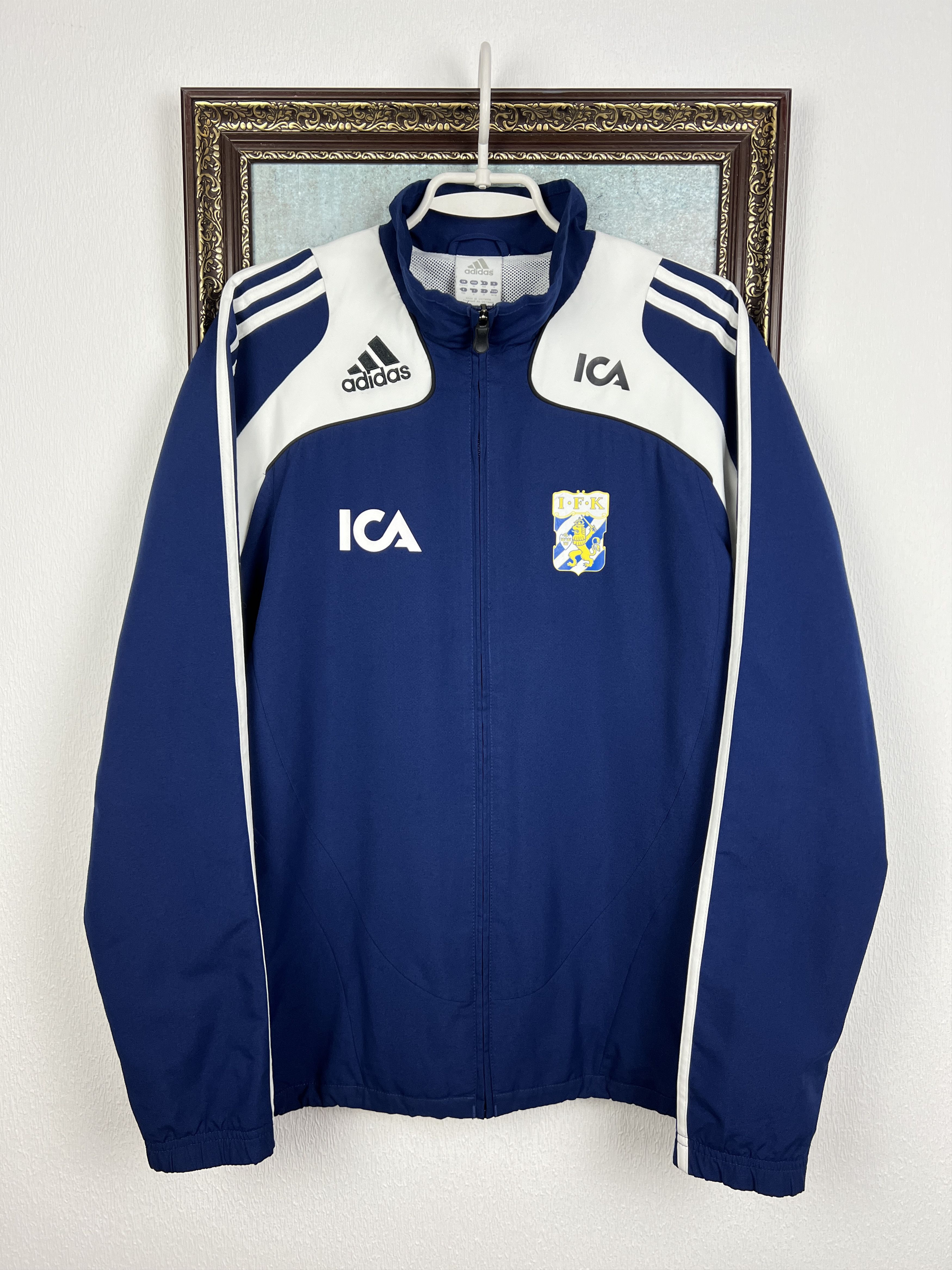 Adidas Vintage Adidas IFK Goteborg Football Jacket Soccer Track Top Size US M / EU 48-50 / 2 - 1 Thumbnail