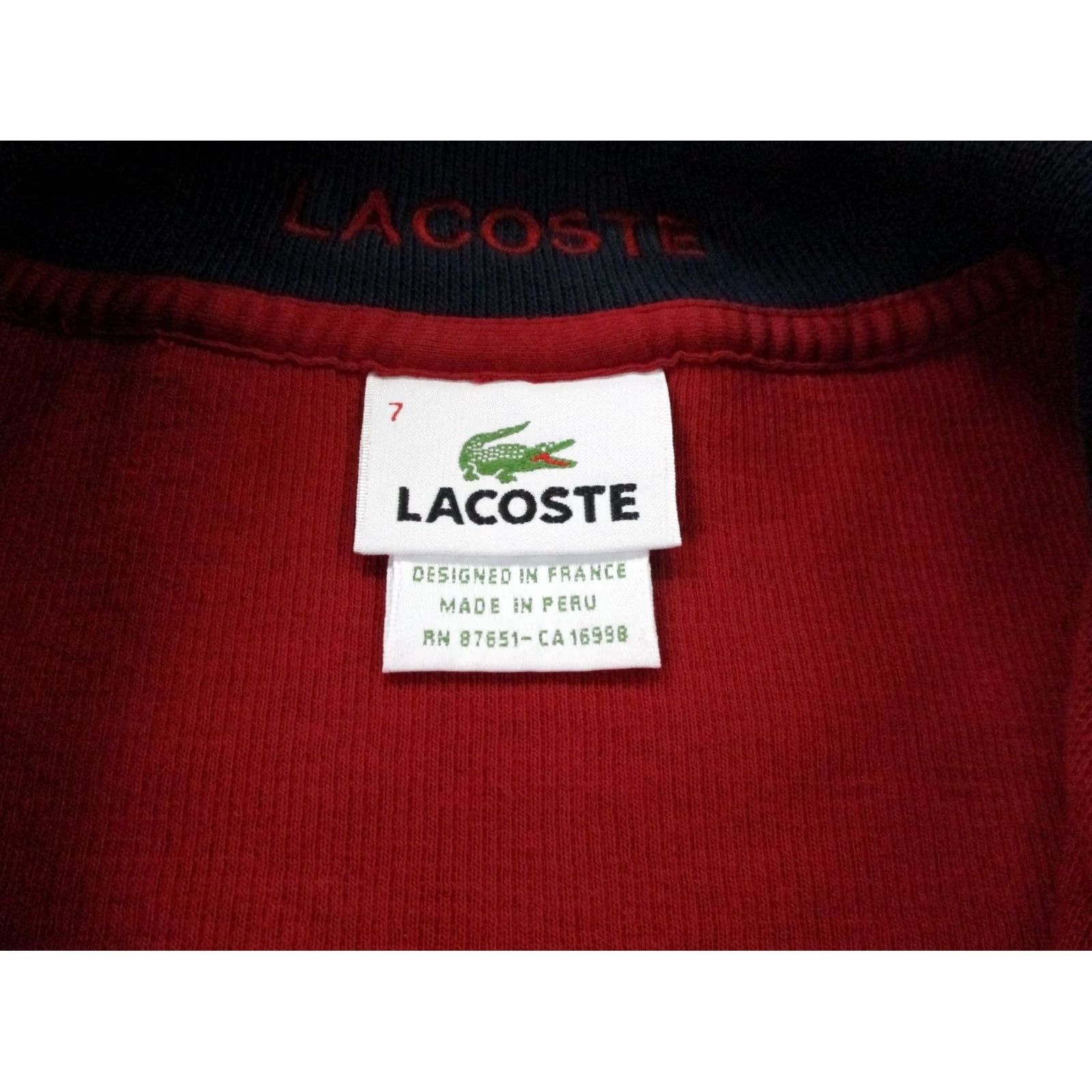 Lacoste Lacoste Sweater Men L Golf Pullover Zip Alligator Logo Casual Preppy Jumper Size US L / EU 52-54 / 3 - 6 Thumbnail