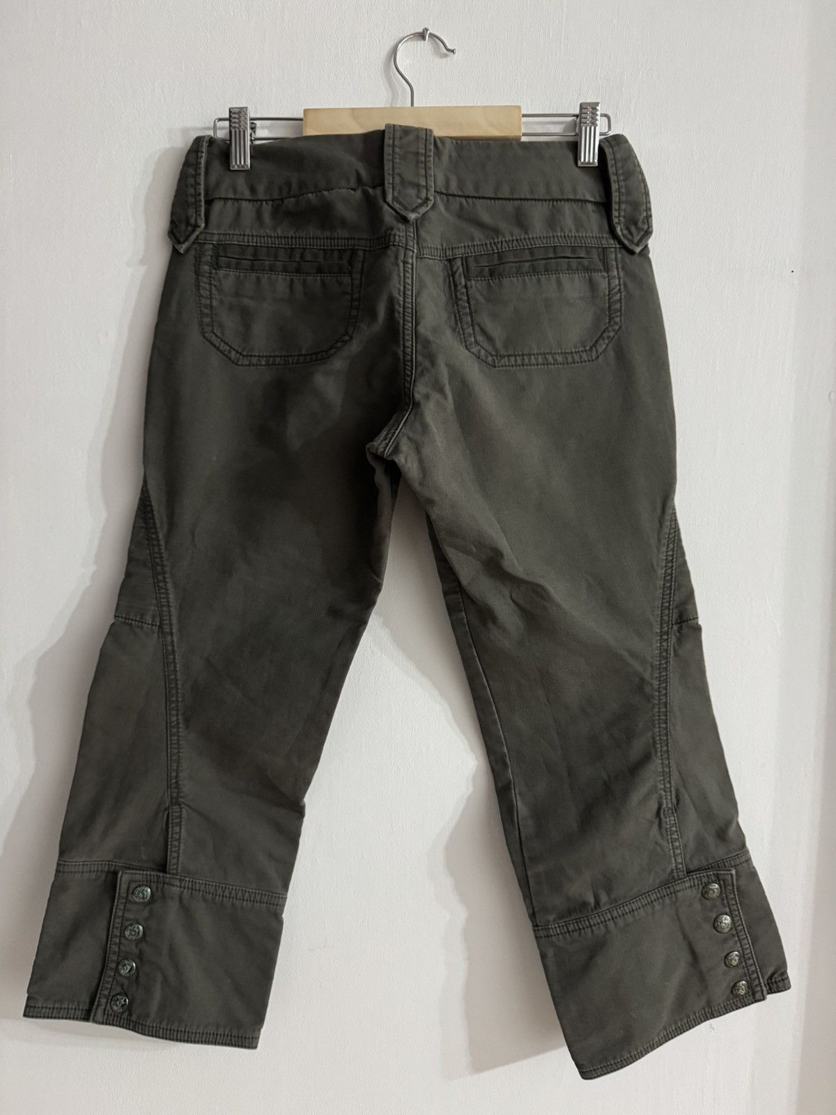 Diesel DIESEL Vintage Y2K Low-Rise Cropped Cargo/Biker Pants Size 26" / US 2 / IT 38 - 15 Thumbnail