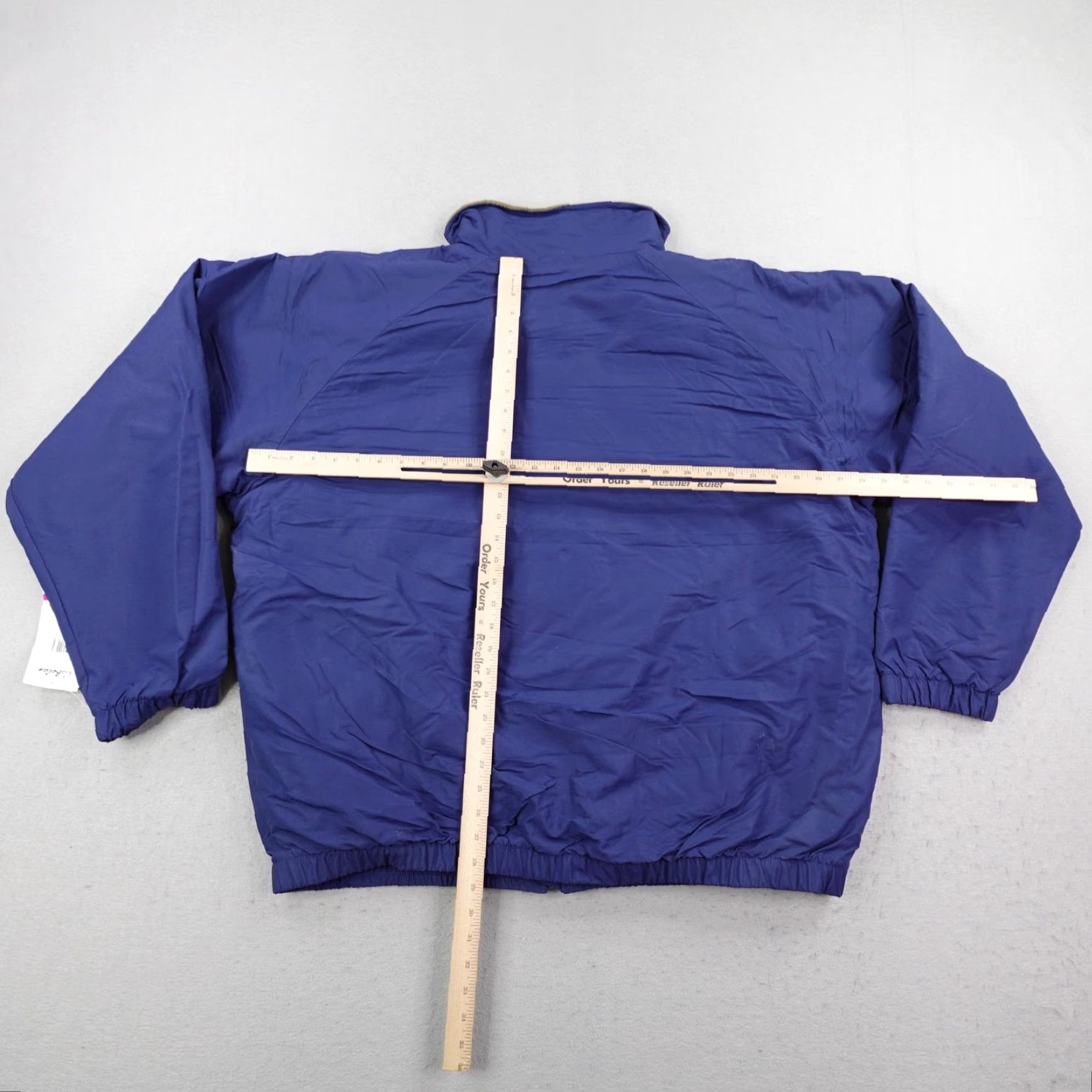 Vintage Cabelas Jacket Mens 2XL Tall Blue Trinity Fleece Lined Double Layer Wind Coat Size US XXL / EU 58 / 5 - 7 Thumbnail