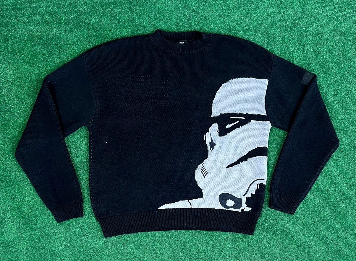 Kith KITH Star Wars Stormtrooper Crewneck Sweater Black Sz Large