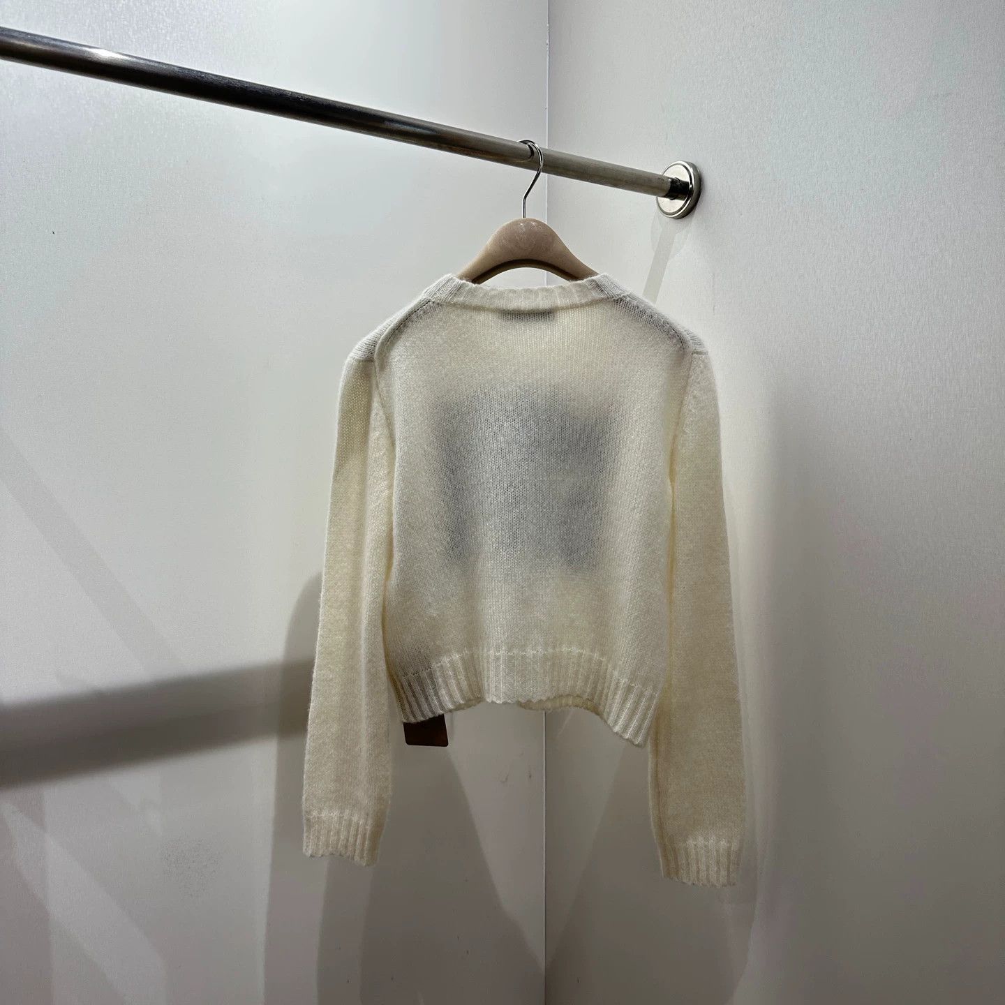 Christian Dior Monsieur Dior mar539 24FW logo long sleeve cashmere 34 Size XS / US 0-2 / IT 36-38 - 2 Thumbnail