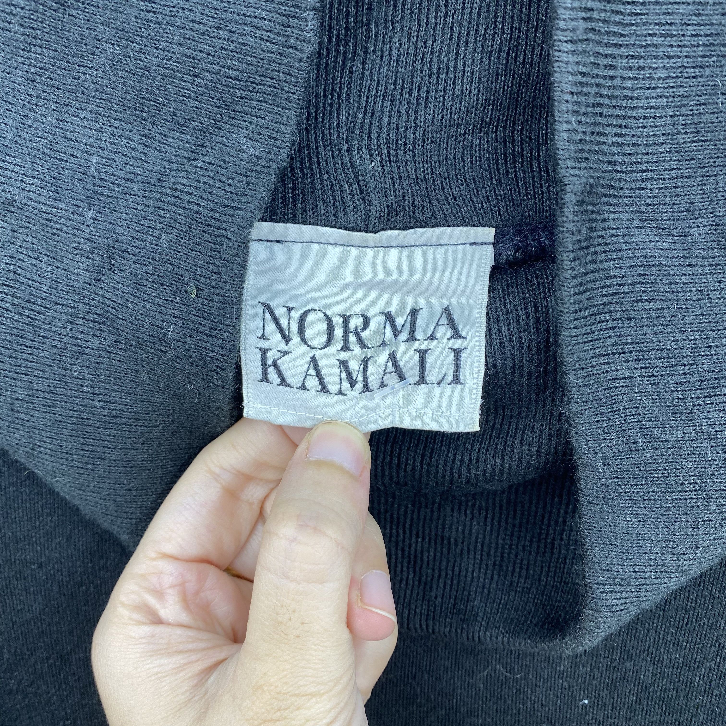 Japanese Brand Vintage 90s Norma Kamali Dolman Batwing Turtleneck Sweater Size M / US 6-8 / IT 42-44 - 5 Thumbnail