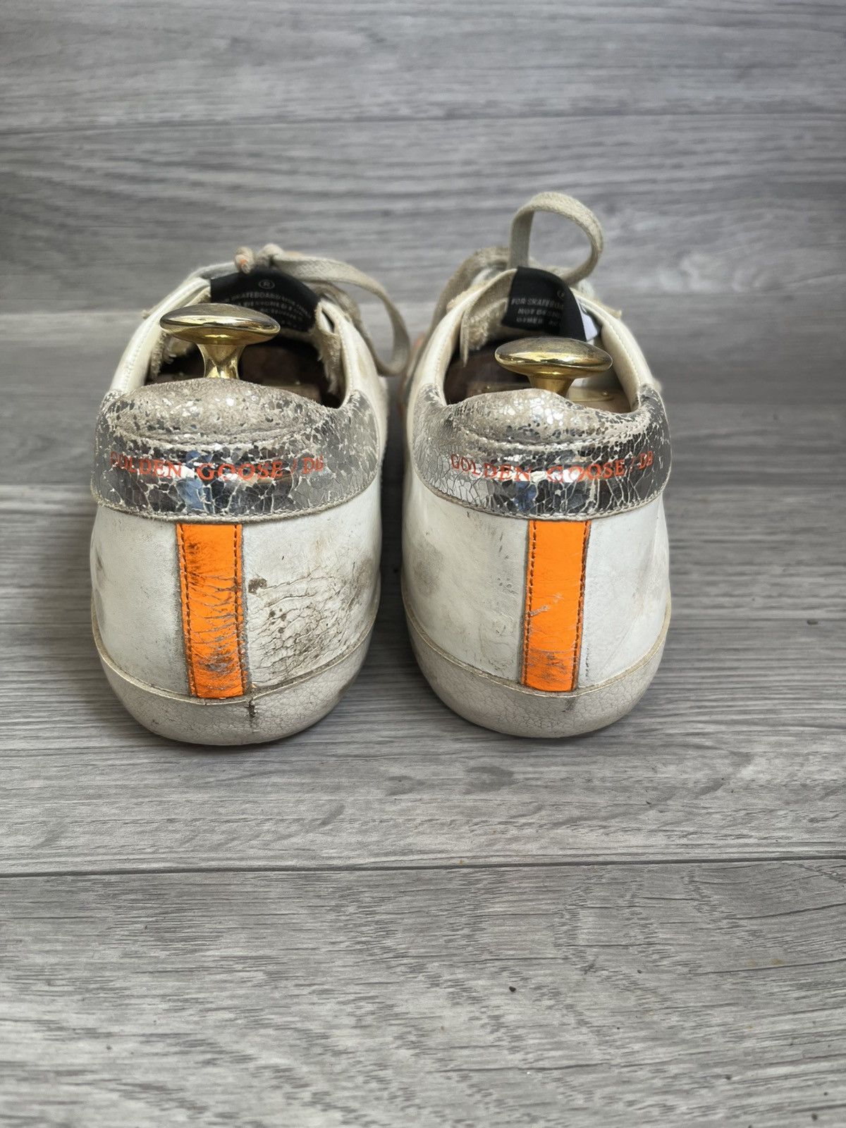 Golden Goose Golden goose superstar distressed low top sneakers sz 43 Size US 10 / EU 43 - 4 Thumbnail