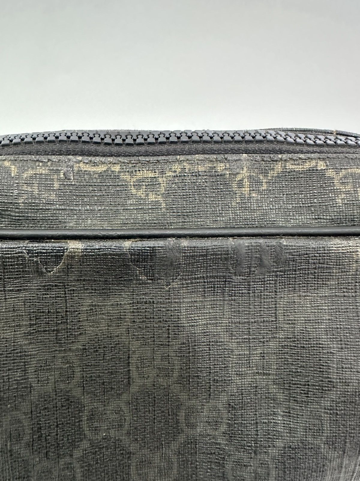 Gucci GUCCI GG Supreme Monogram Messenger Bag Black Grey Size ONE SIZE - 5 Thumbnail