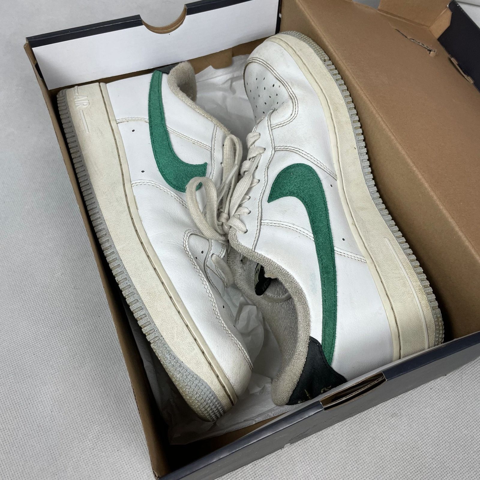 Nike Nike Air Force 1 07 DR8593-100 Men's White Leather Shoes 12 Size US 12 / EU 45 - 5 Thumbnail