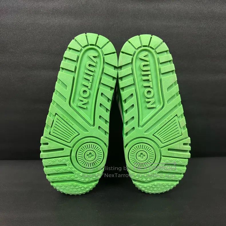Louis Vuitton Louis Vuitton Xiaopangding White and Green Board Shoes Size US 6.5 / EU 39-40 - 4 Thumbnail