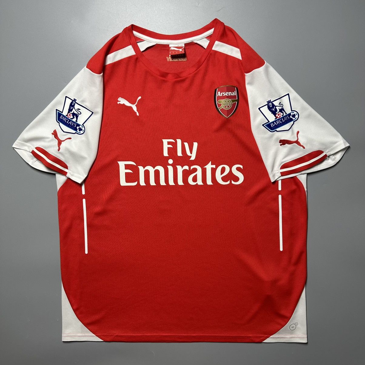 Puma ARSENAL PUMA 2014/2015 FOOTBALL SOCCER HOME JERSEY #11 OZIL Size US XL / EU 56 / 4 - 2 Thumbnail