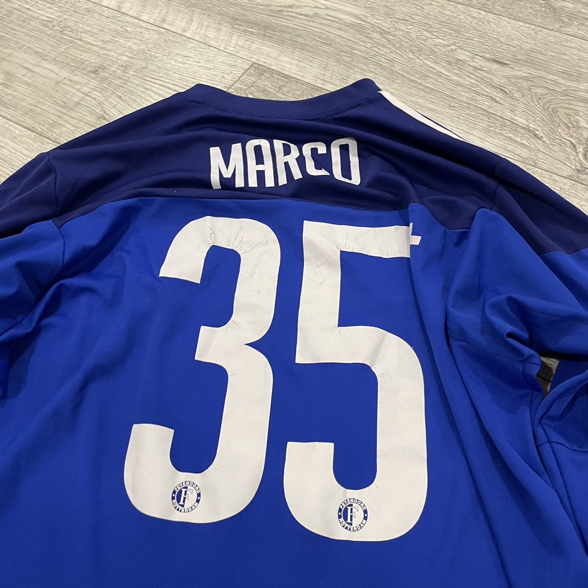 Adidas Adidas opel Feyenoord Rotterdam jersey shir Marco goalkeeper Size US XL / EU 56 / 4 - 2 Thumbnail