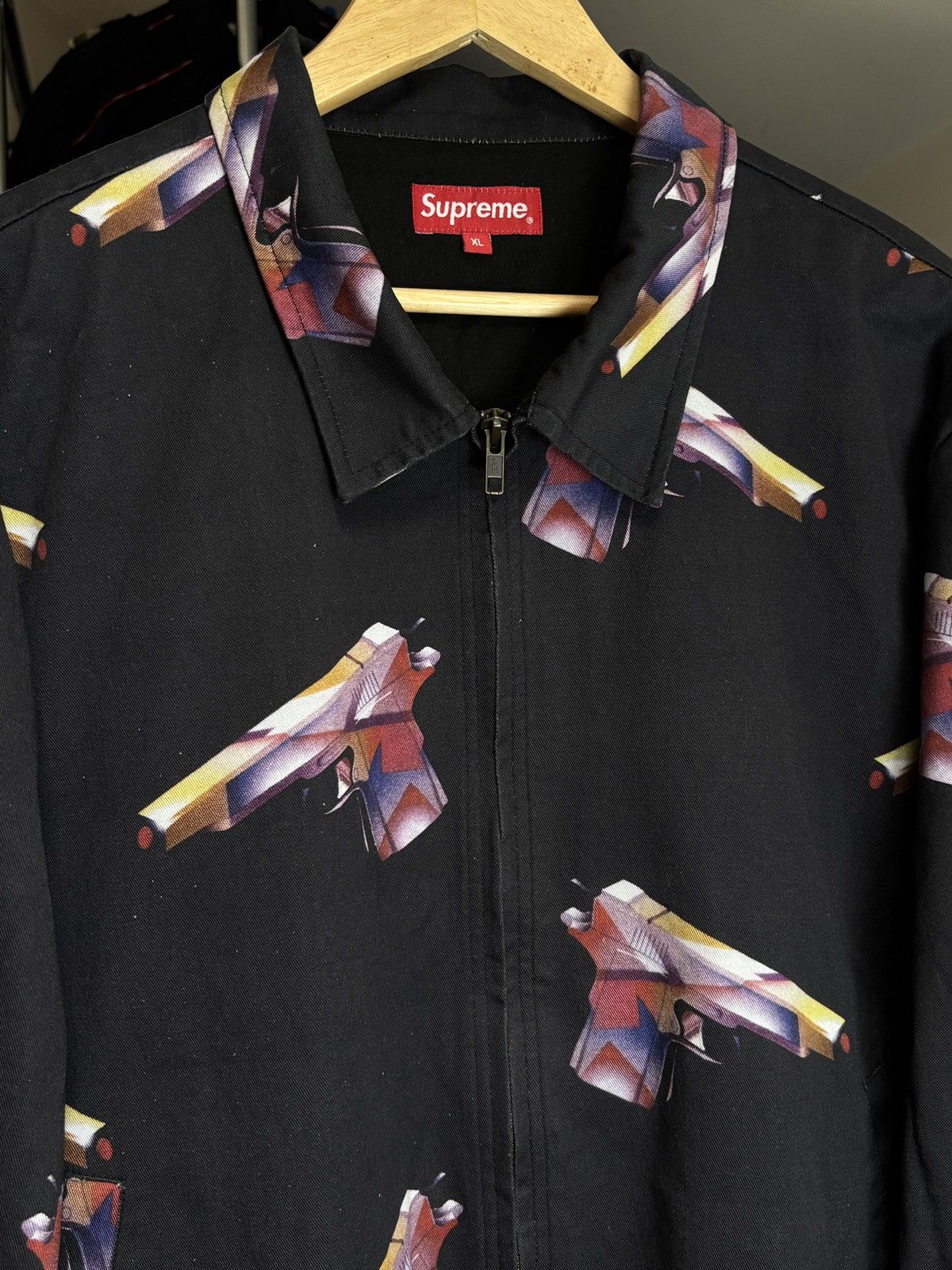 Supreme Supreme Alessandro Mendini Vintage Zip Work Jacket Gun Rare Size US XL / EU 56 / 4 - 3 Thumbnail