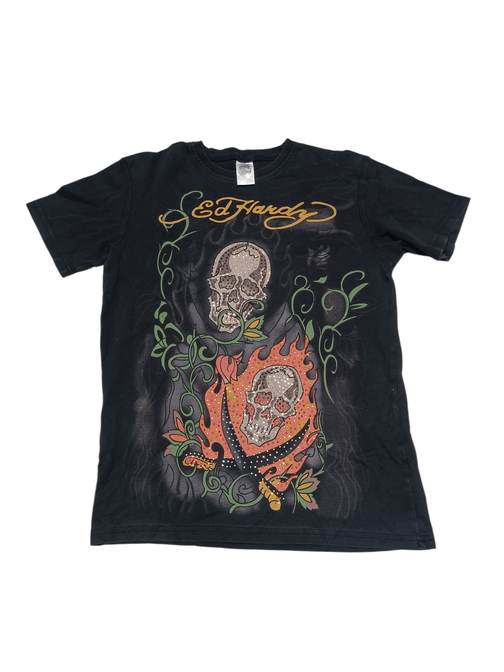 Ed Hardy ED HARDY CHRISTIAN AUDIGIR VINTAGE MADE IN USA TEE Size US XL / EU 56 / 4 - 1 Thumbnail