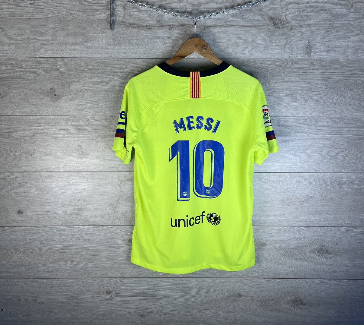 Men’s soccer jersey Nike Fc Barcelona #10 Messi Laliga