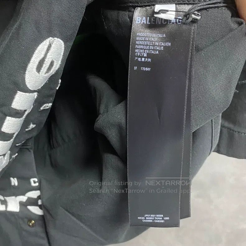 Balenciaga Balenciaga size 37 shirt Size US S / EU 44-46 / 1 - 7 Thumbnail