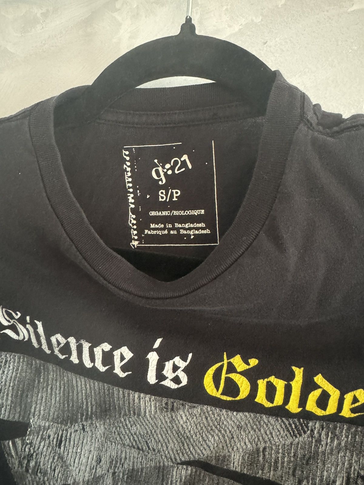 Band Tees G21 Against All Authority Duct Tape Is Silver Black T-Shirt Size US S / EU 44-46 / 1 - 3 Thumbnail