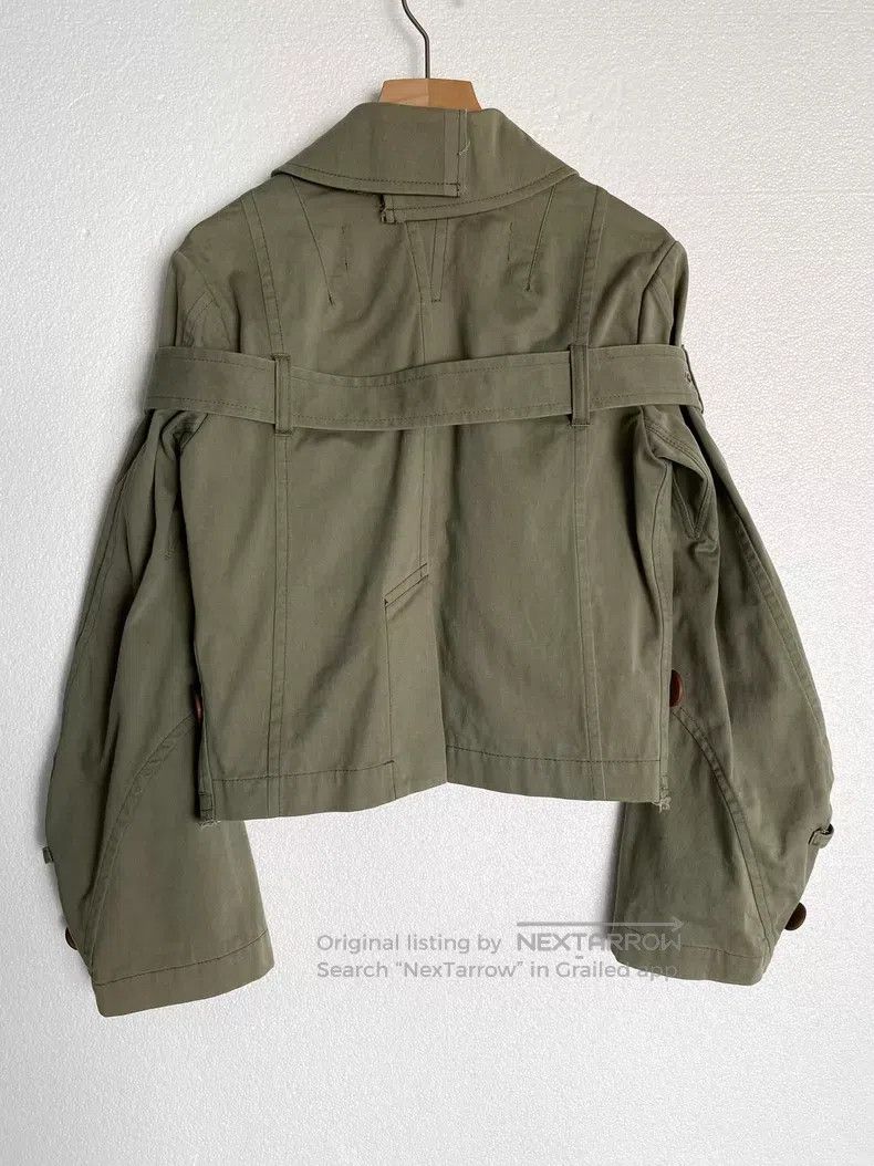 Junya Watanabe JUNYA WATANABE Tied Deconstructed Ripped Asymmetrical Mili Size XS / US 0-2 / IT 36-38 - 2 Thumbnail