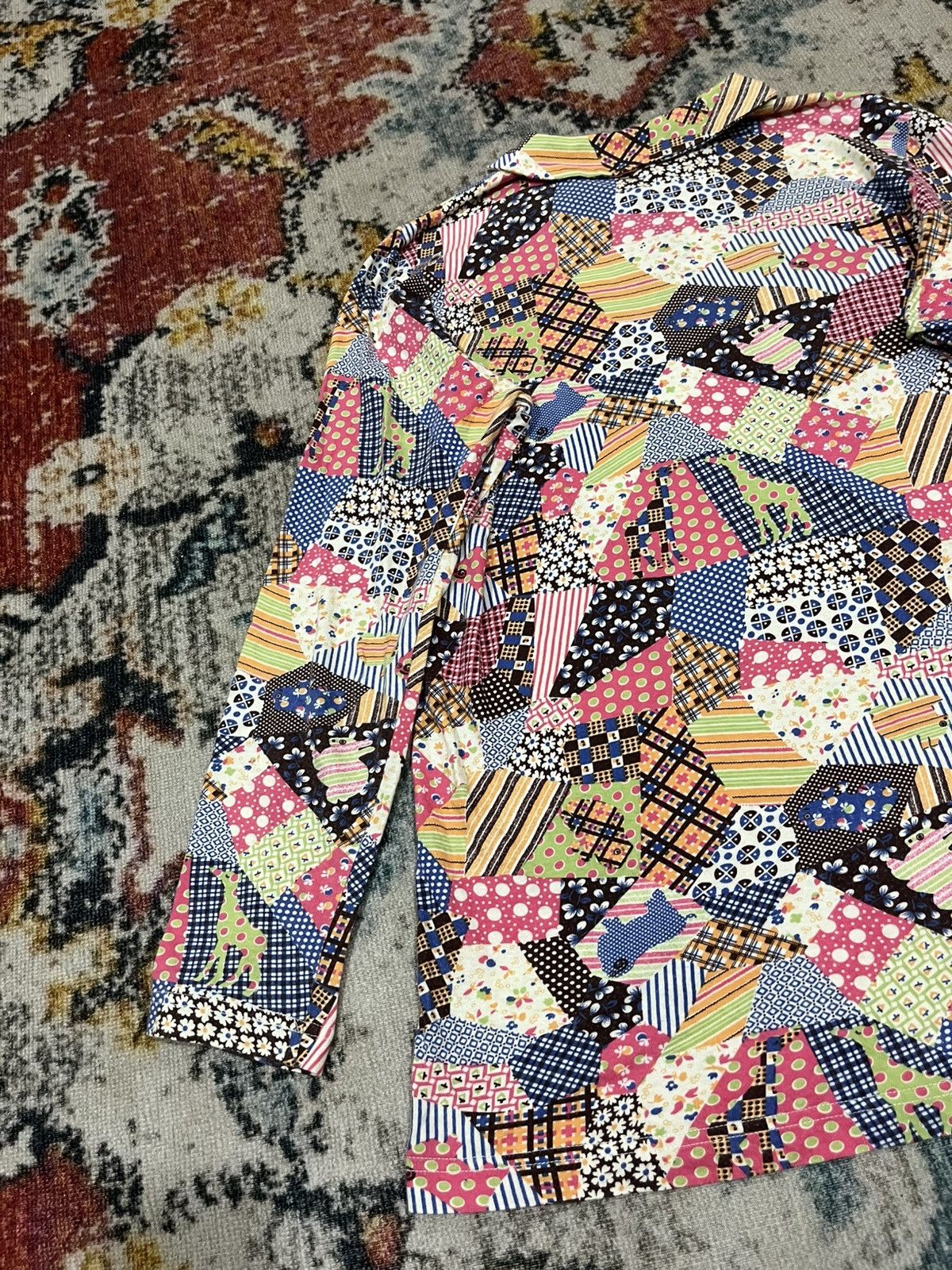 Issey Miyake Multi colour blouse Size M / US 6-8 / IT 42-44 - 9 Thumbnail