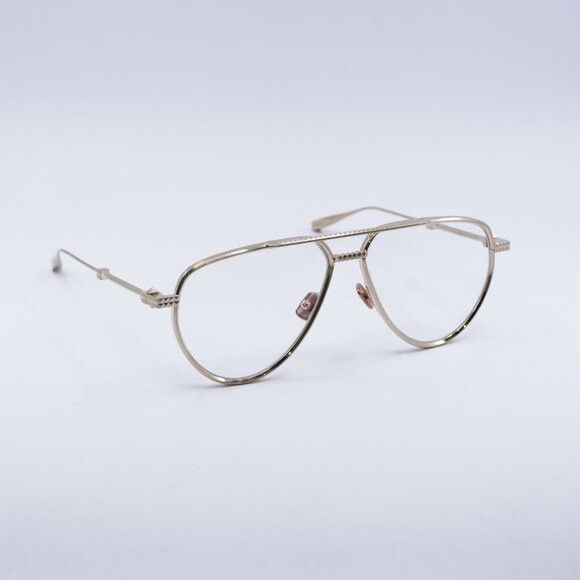 Valentino Valentino V-STUD-II VLX-133D Eyeglasses Brushed White Gold Size ONE SIZE - 3 Thumbnail
