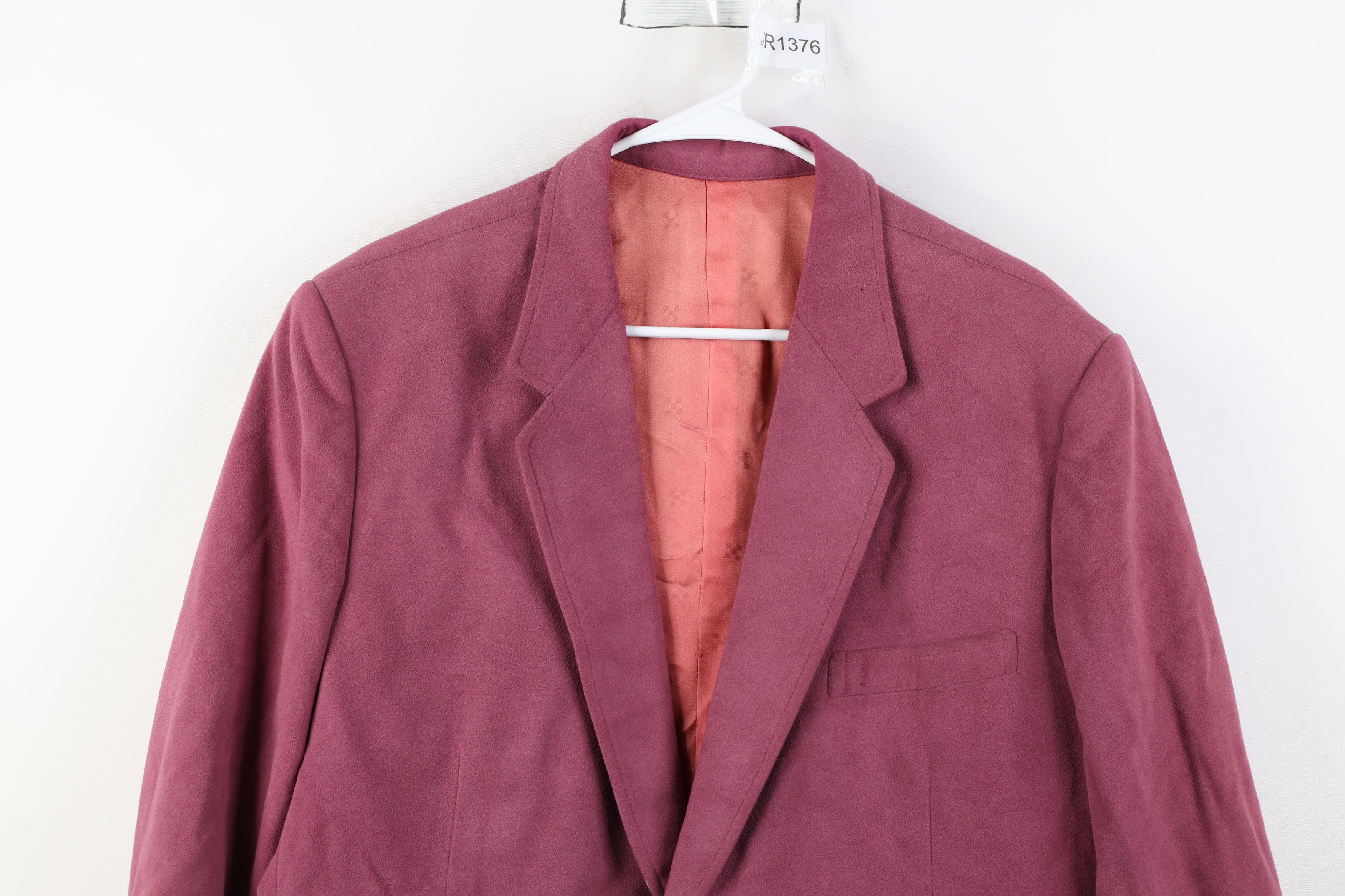 Vintage Vintage 70s Streetwear Chamois Cloth Suit Coat Blazer Jacket Size US XXL / EU 58 / 5 - 2 Thumbnail