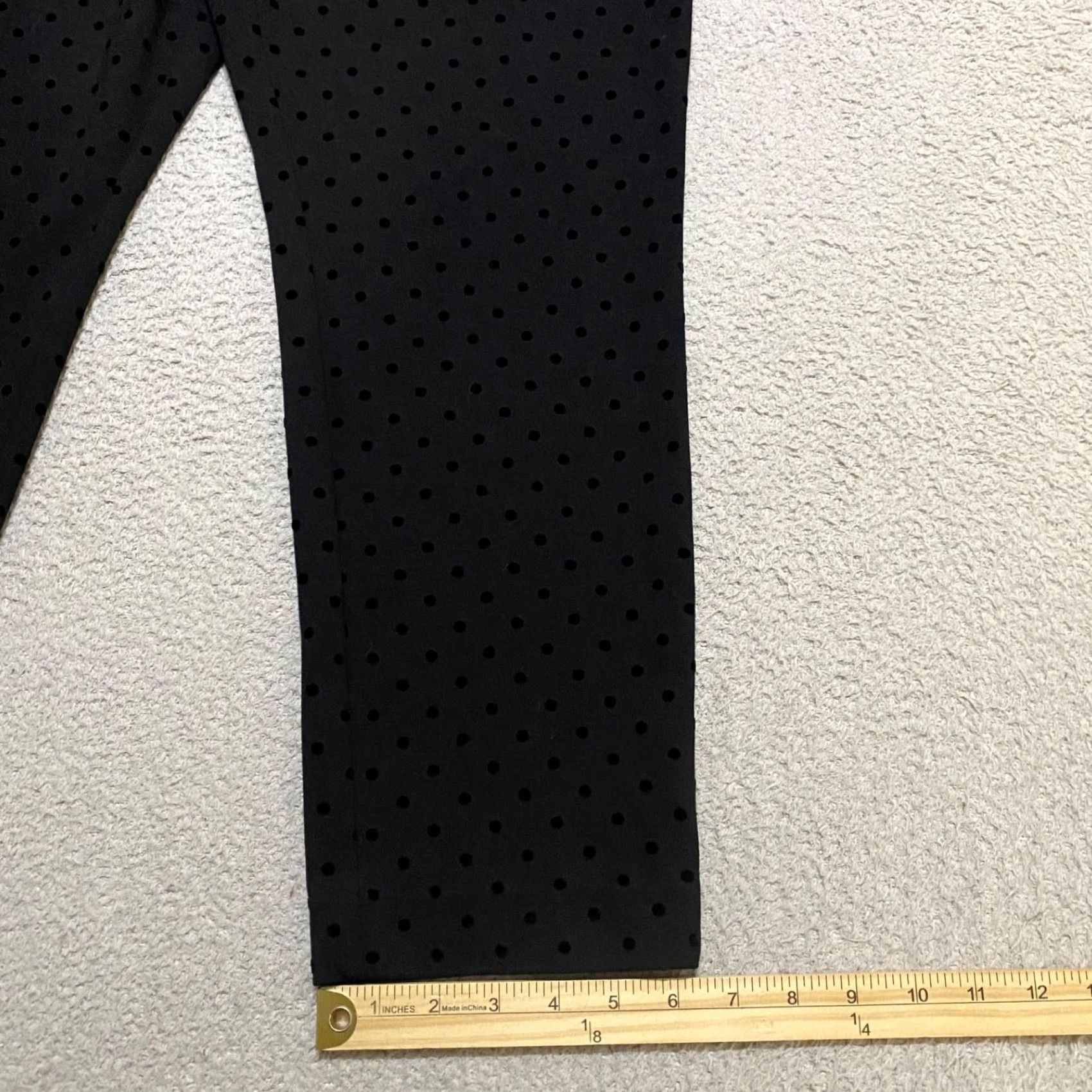 Talbots Talbots Pants Dress Pants Black 12P Petites Straight Flat Front Nylon Rayon Spandex Womens Professionals Carvy? Size 34" / US 12 / IT 48 - 5 Thumbnail