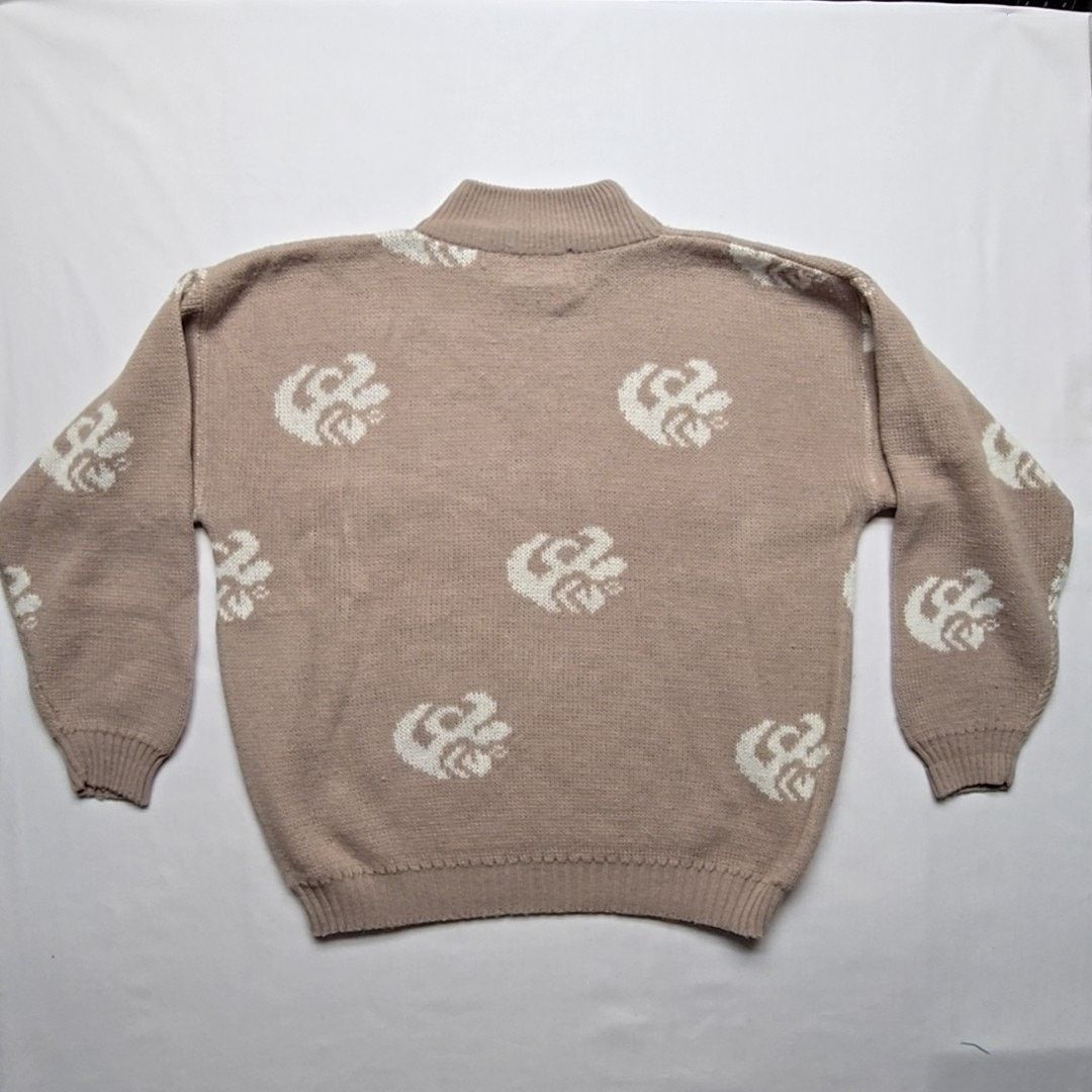 Vintage Vintage Tarazzia Sweater Beige Brown M Turlteneck 80s Size M / US 6-8 / IT 42-44 - 8 Thumbnail
