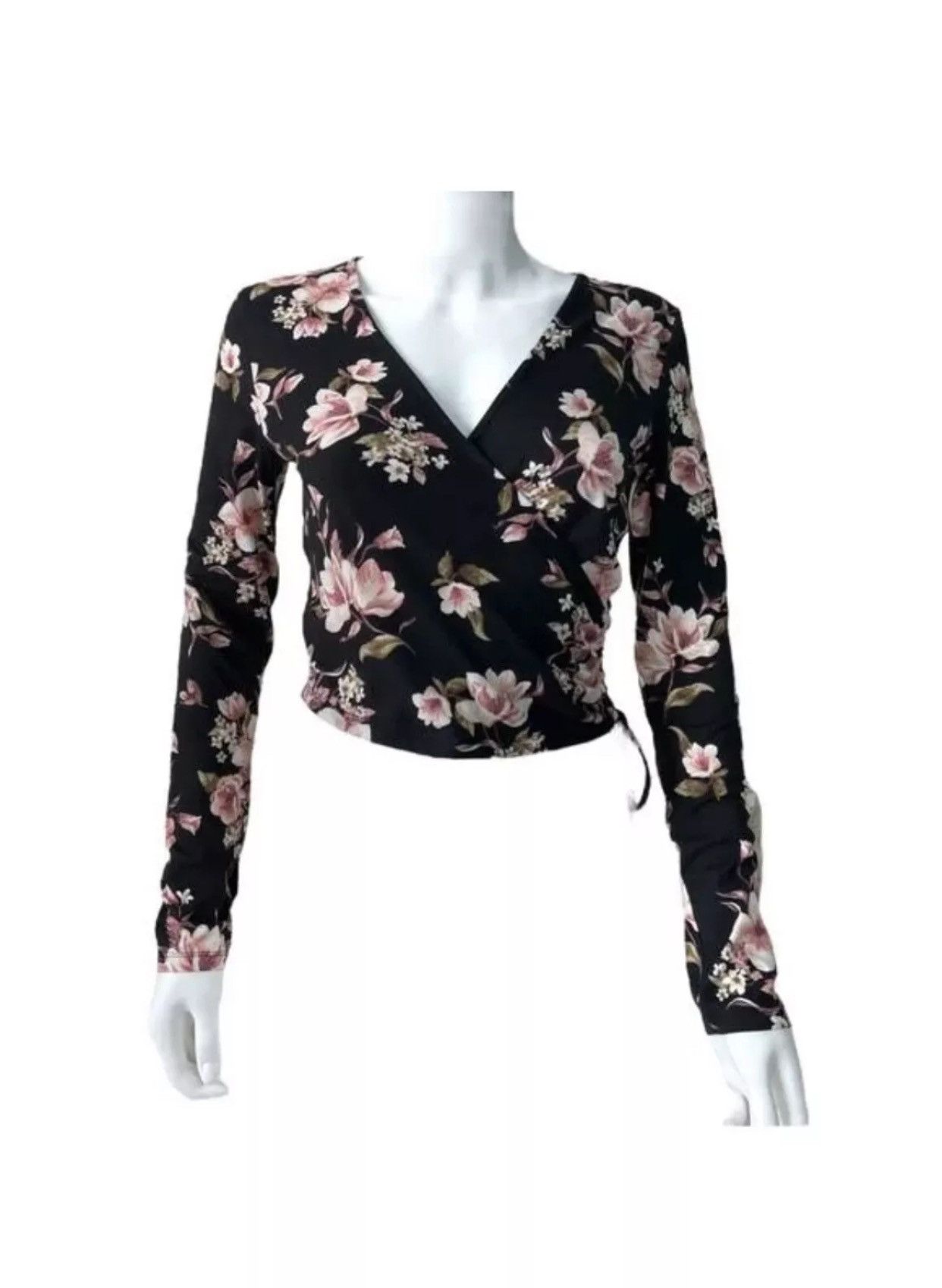 Other ACTIVE USA Long Sleeved Floral Cropped tops Size M / US 6-8 / IT 42-44 - 2 Thumbnail