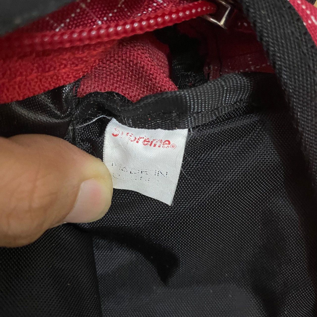 Supreme Supreme Archive 2009 Ripstop Bag – Red, YKK Zips Size ONE SIZE - 8 Thumbnail