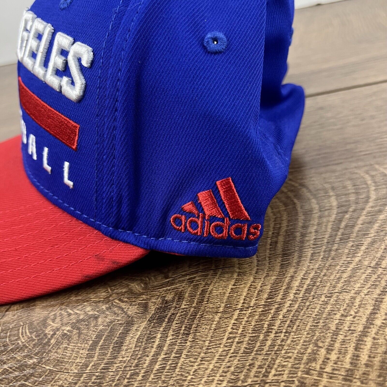 Adidas Los Angeles Clippers Snapback Hat Adidas Blue Cap Adjustable Size ONE SIZE - 10 Thumbnail