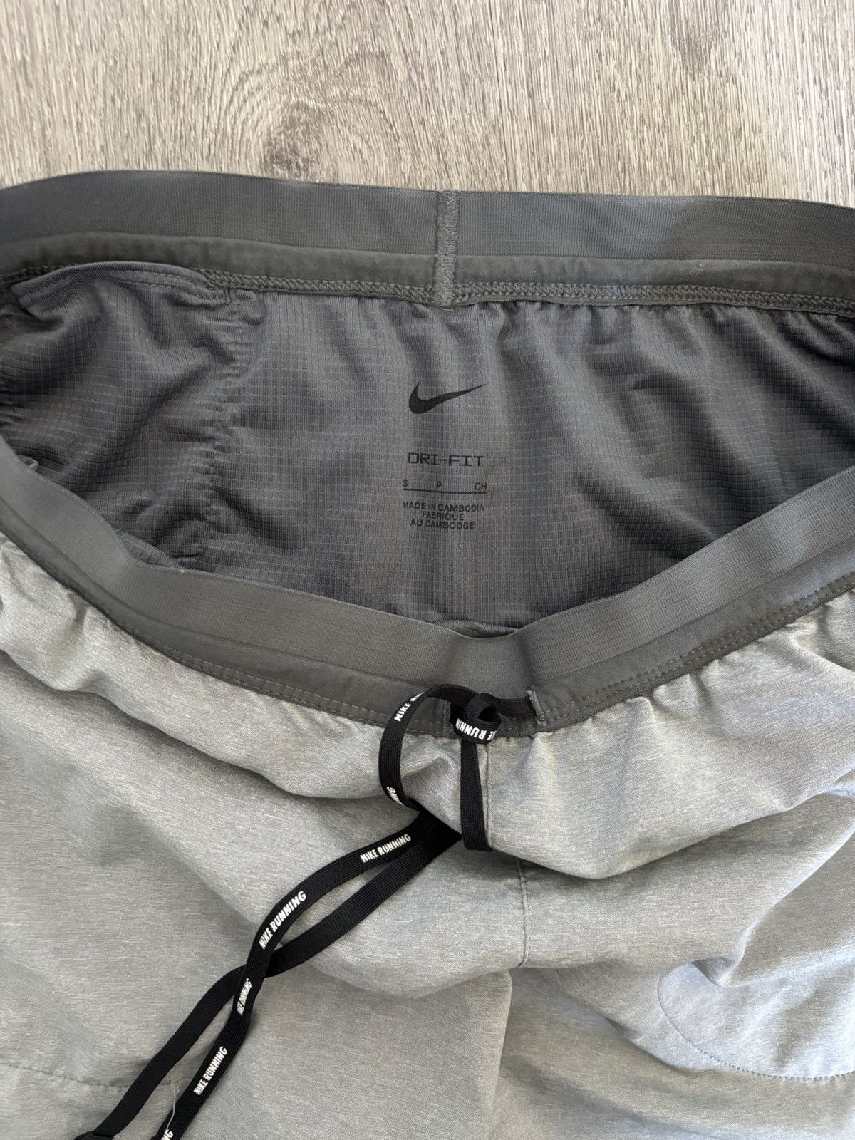 Nike Nike Dri-fit Grey Running Shorts Size US 28 / EU 44 - 5 Thumbnail
