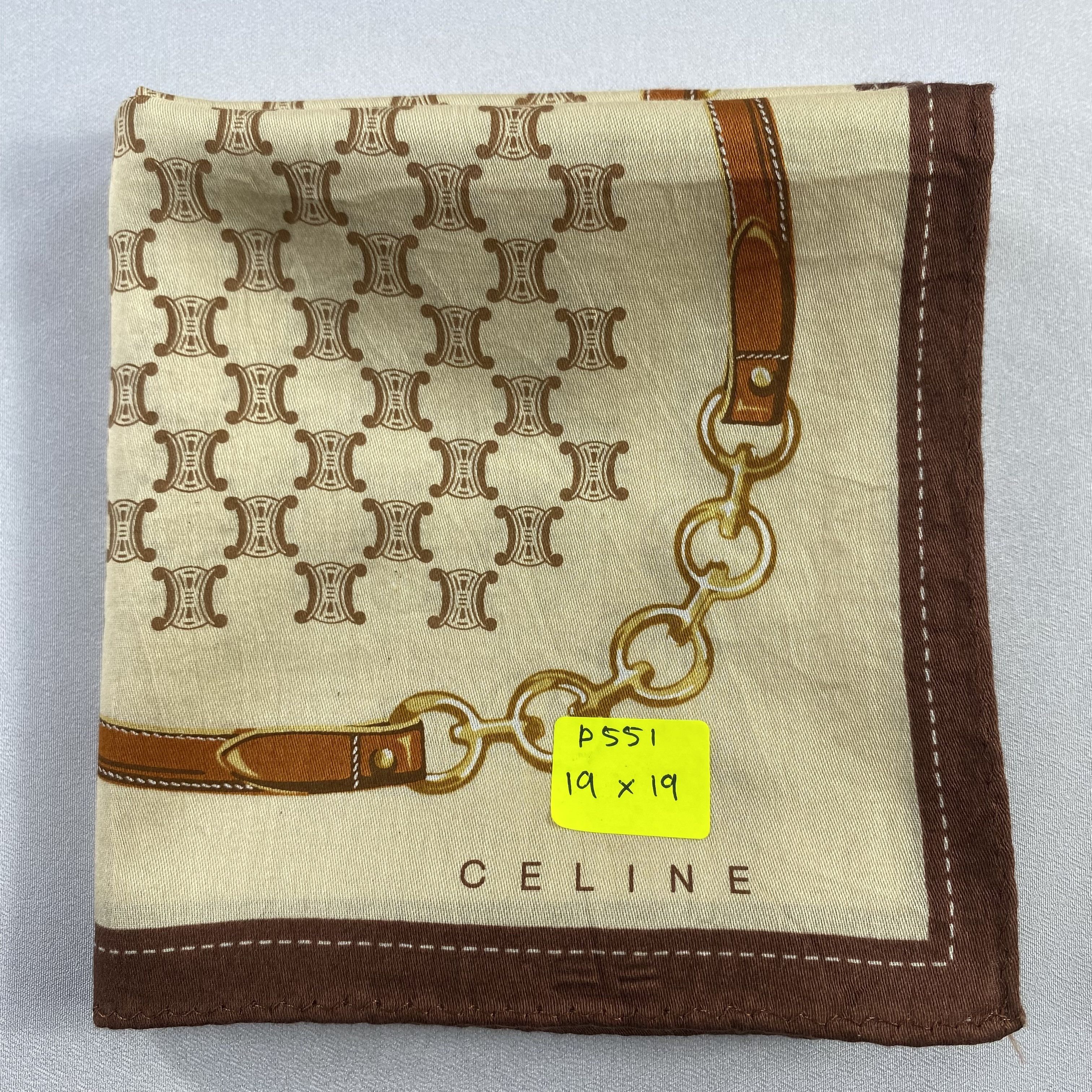 Celine × Vintage Celine Neckerchief / Bandana / Handkerchief-P551 Size ONE SIZE - 5 Thumbnail